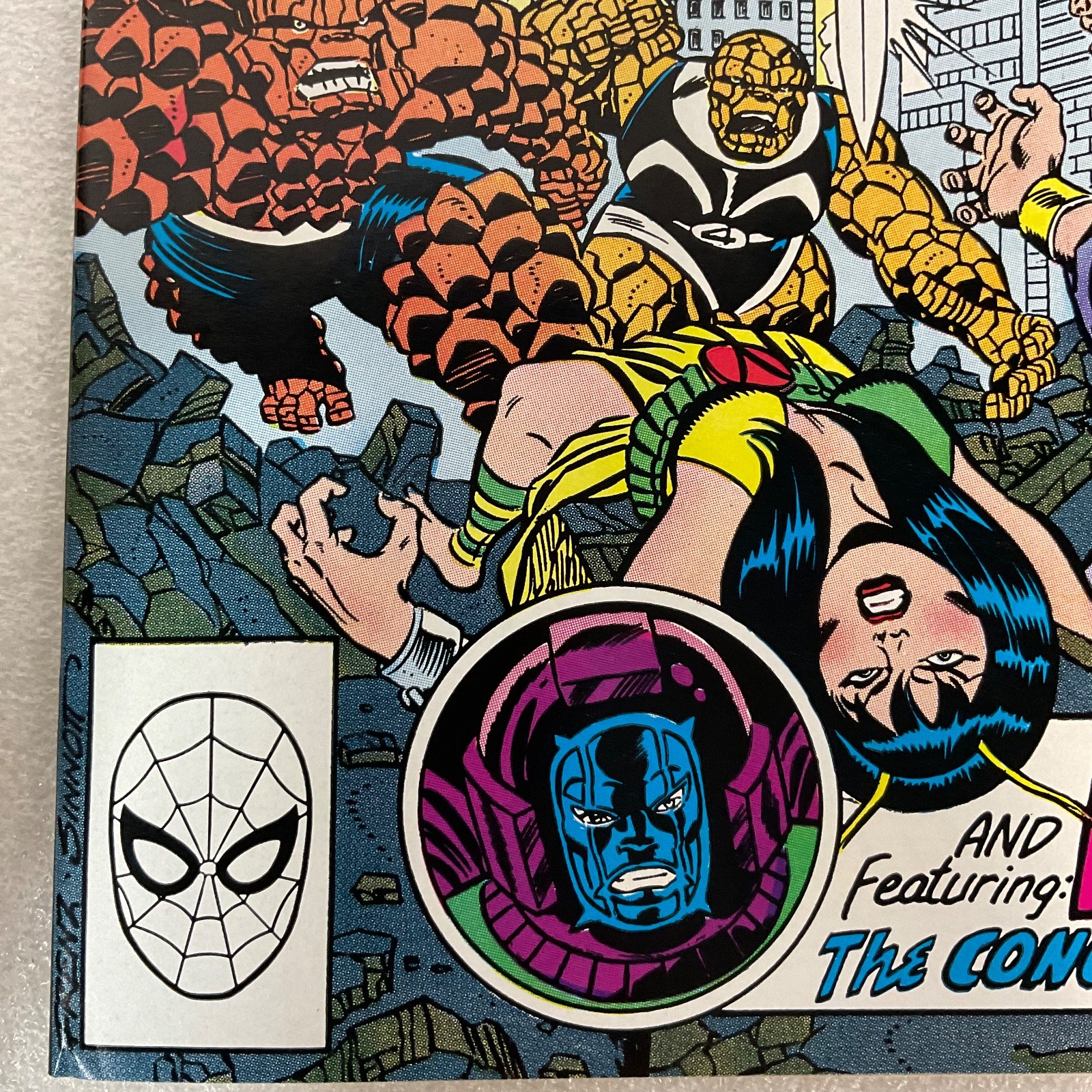 Fantastic Four #324 1989 Marvel Comic Kang Appearance Copper Age 10.25in - Image 8