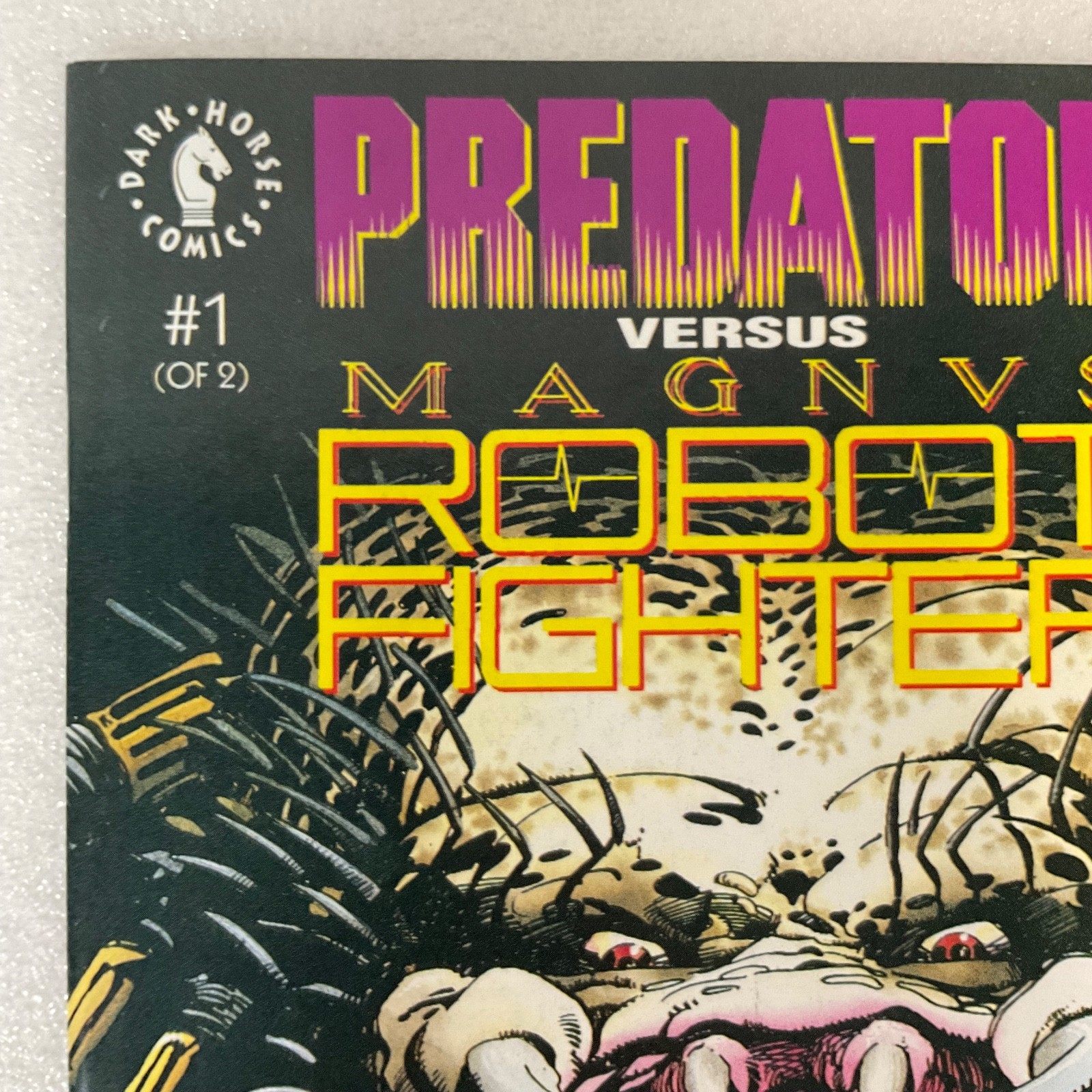 Predator vs Magnus Robot Fighter #1 1992 Dark Horse Valiant Comic - Image 7