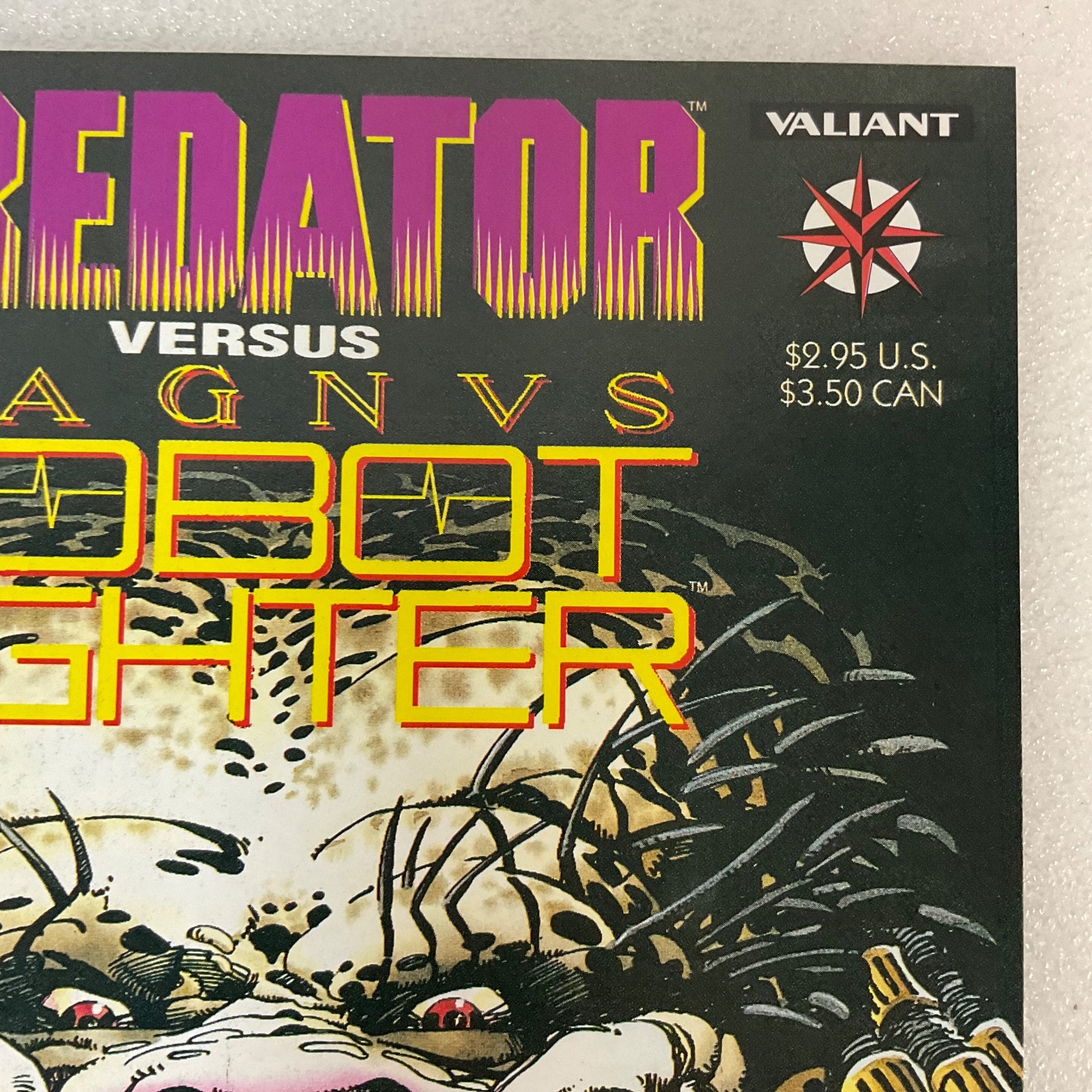 Predator vs Magnus Robot Fighter #1 1992 Dark Horse Valiant Comic - Image 8