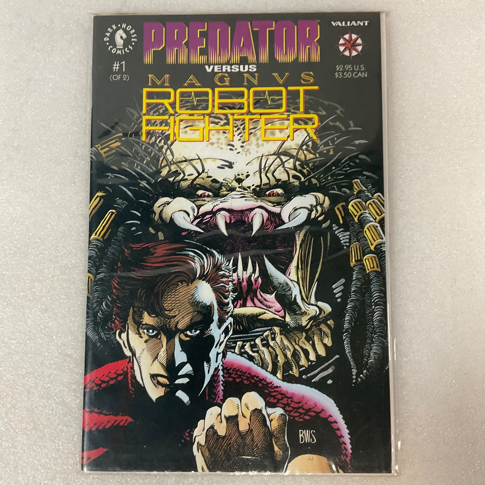 Predator vs Magnus Robot Fighter #1 1992 Dark Horse Valiant Comic - Image 15