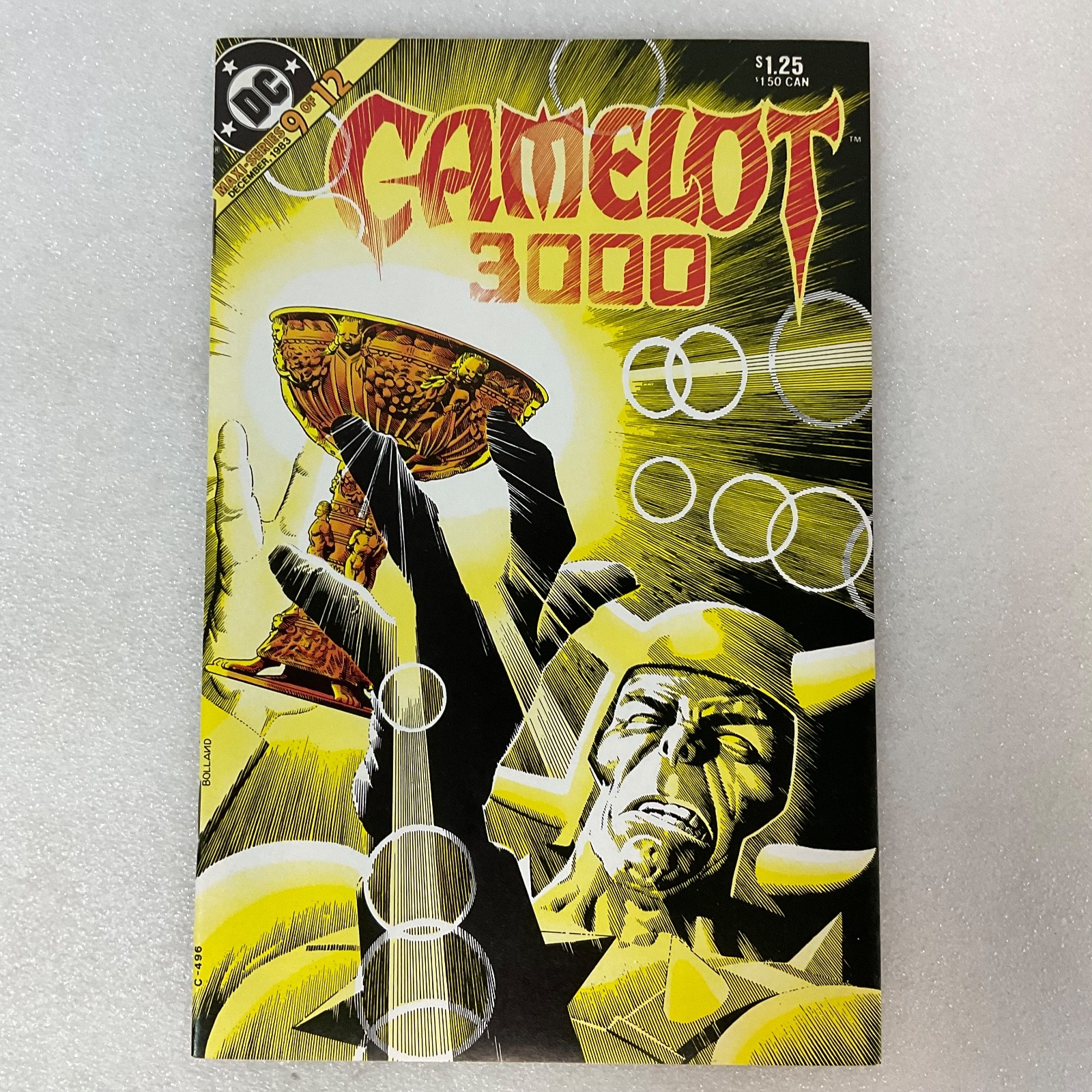 Camelot 3000 #9 DC Comics 1983 Maxi Series Classic Sci-Fi Fantasy Comic - Image 1