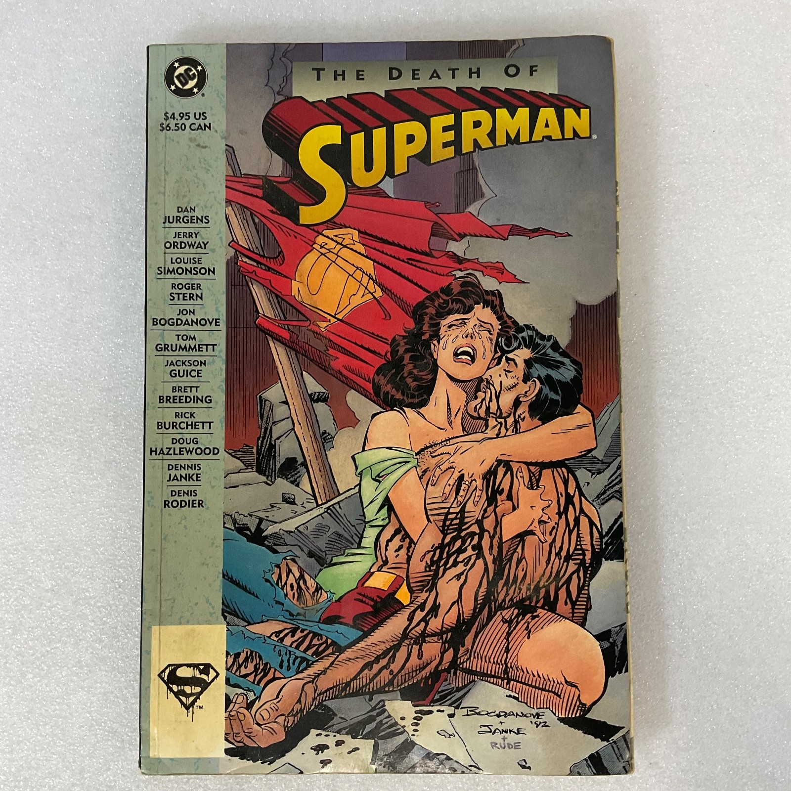 The Death of Superman Comic Book 1993 DC Graphic Novel First Printing - Image 1