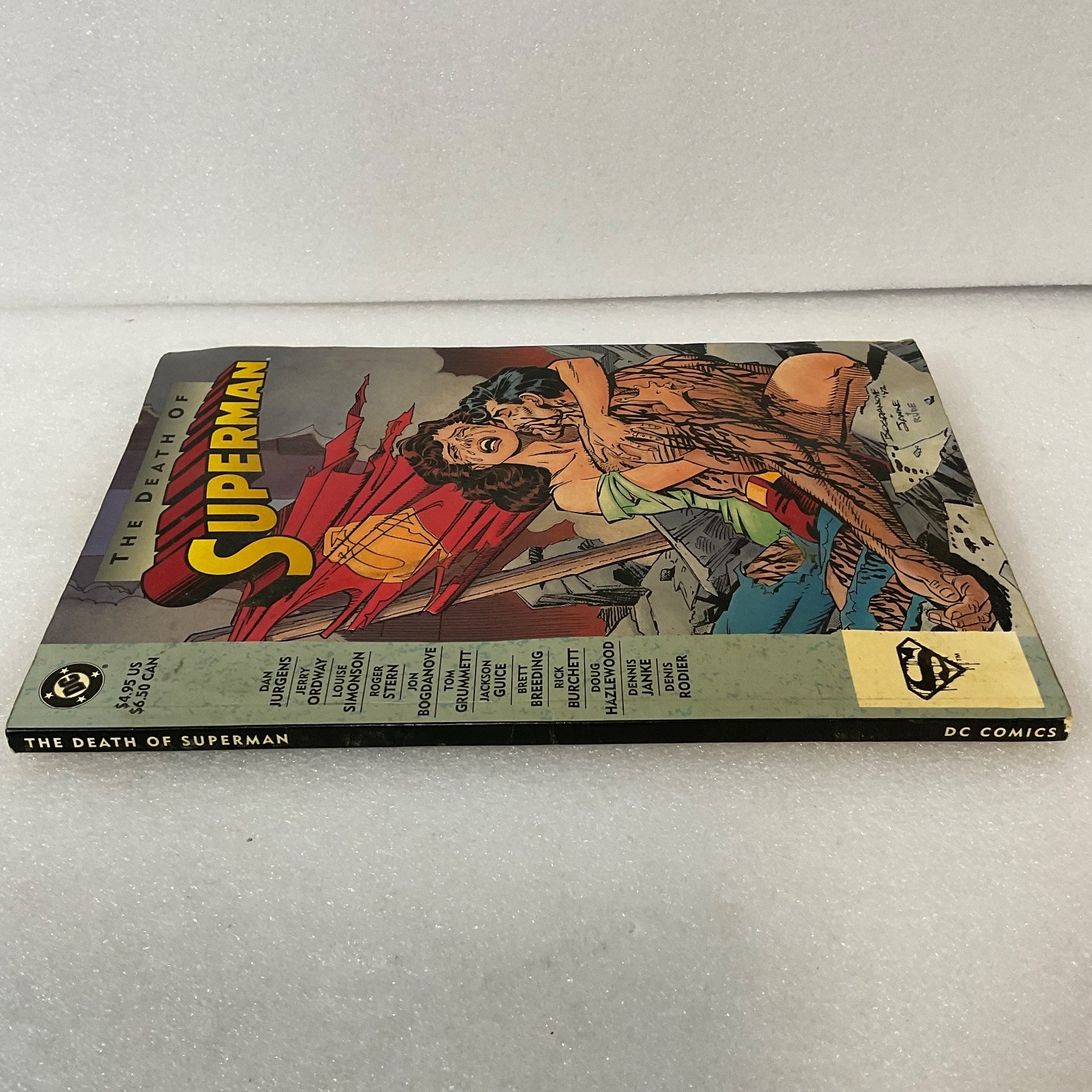 The Death of Superman Comic Book 1993 DC Graphic Novel First Printing - Image 3