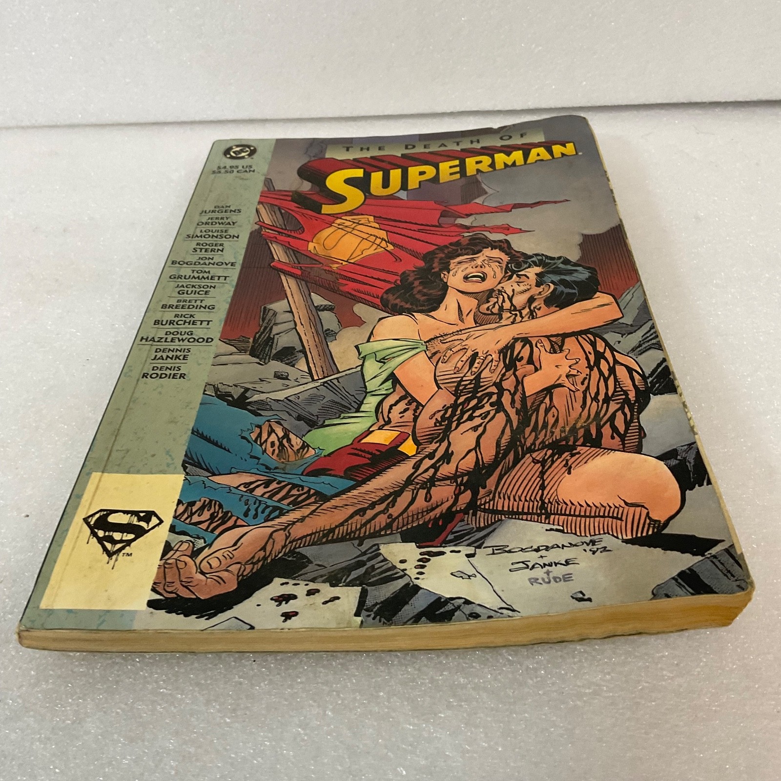 The Death of Superman Comic Book 1993 DC Graphic Novel First Printing - Image 4