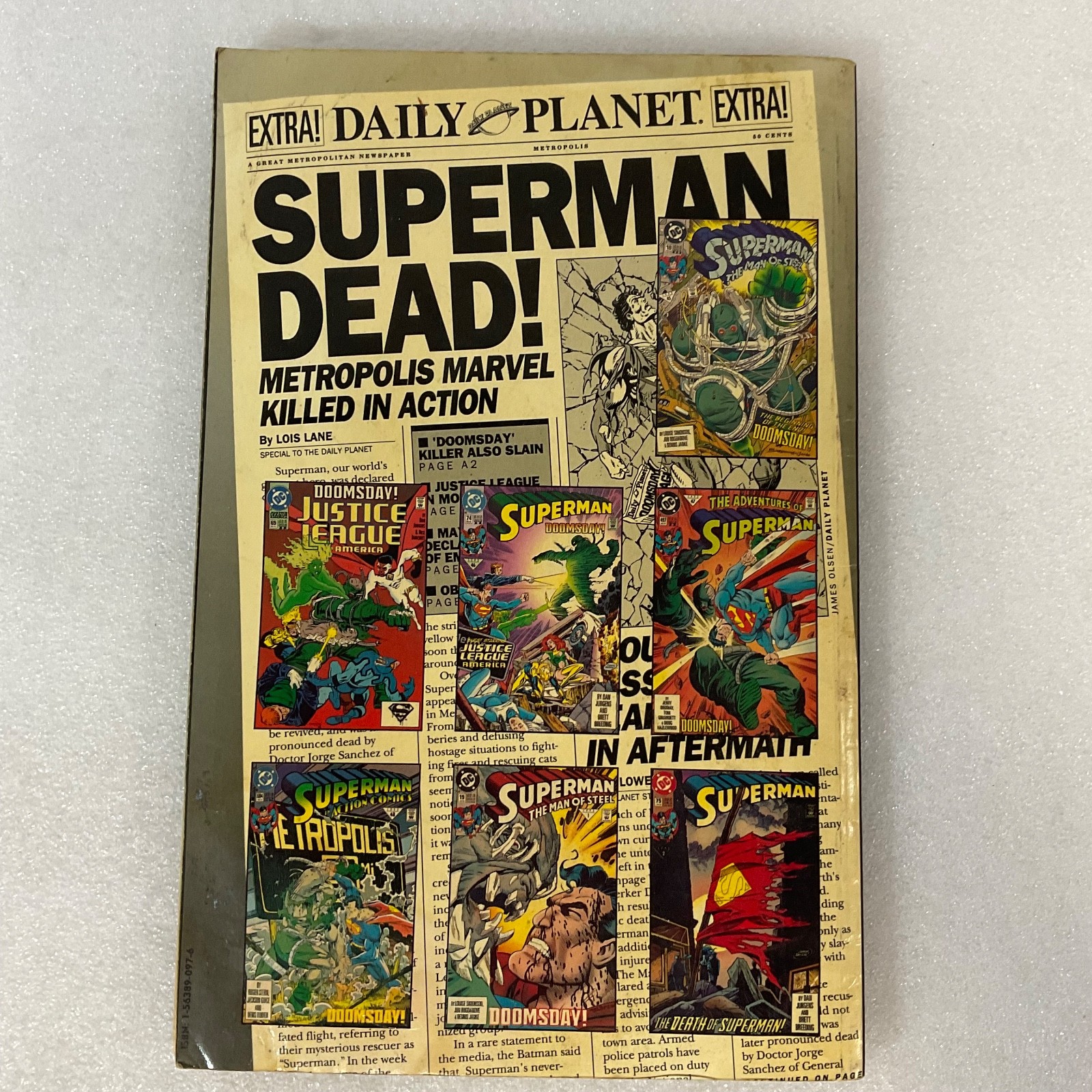 The Death of Superman Comic Book 1993 DC Graphic Novel First Printing - Image 2