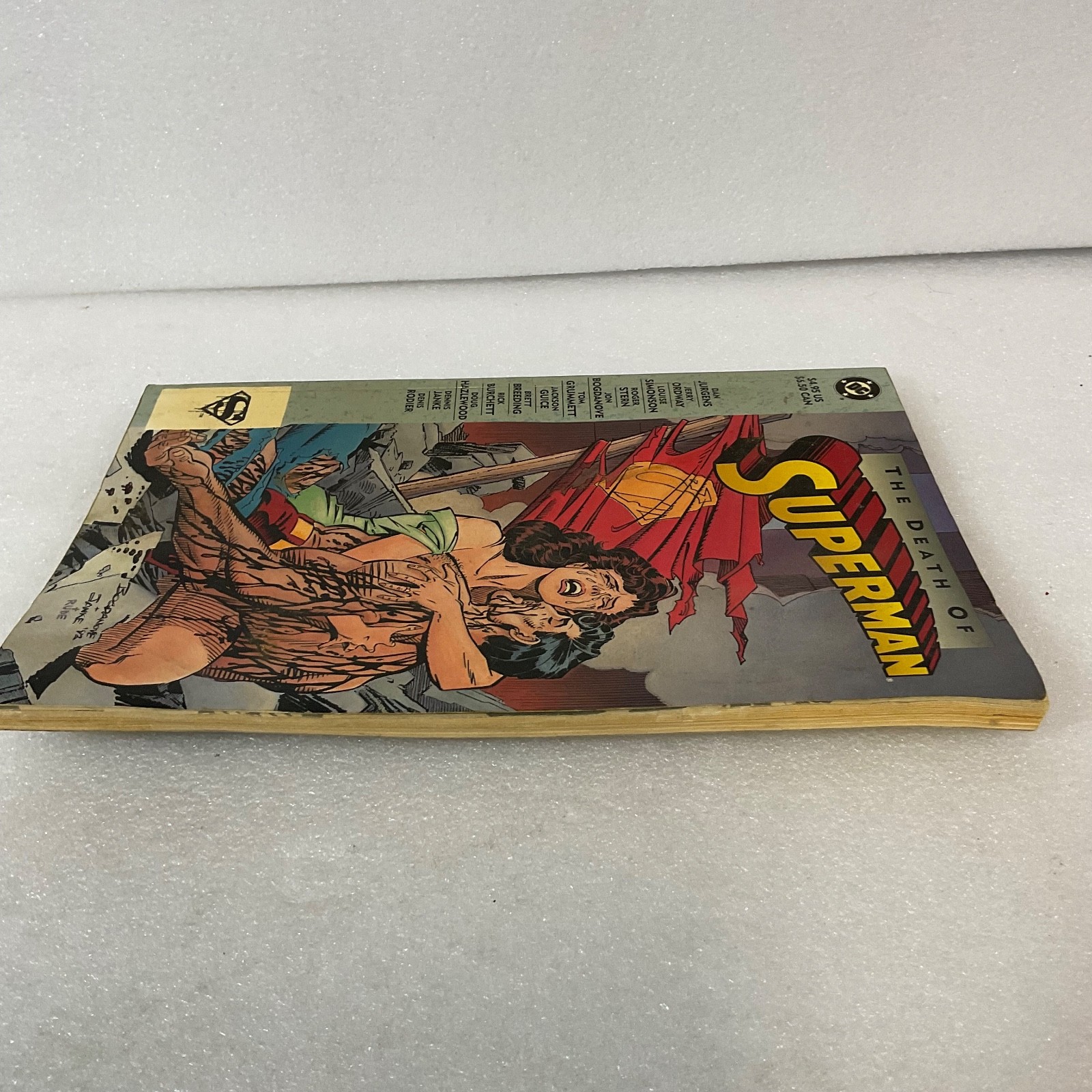The Death of Superman Comic Book 1993 DC Graphic Novel First Printing - Image 5
