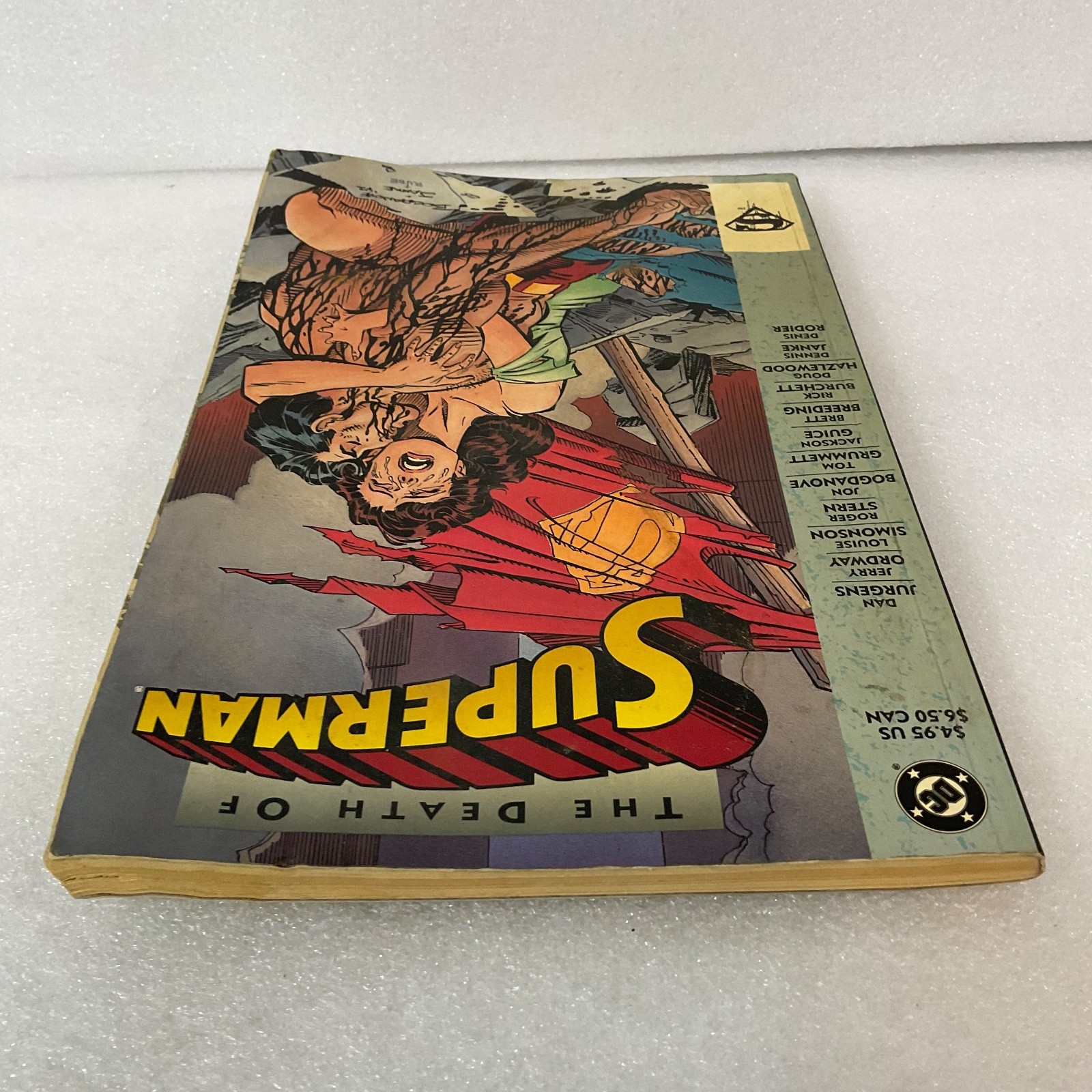 The Death of Superman Comic Book 1993 DC Graphic Novel First Printing - Image 6