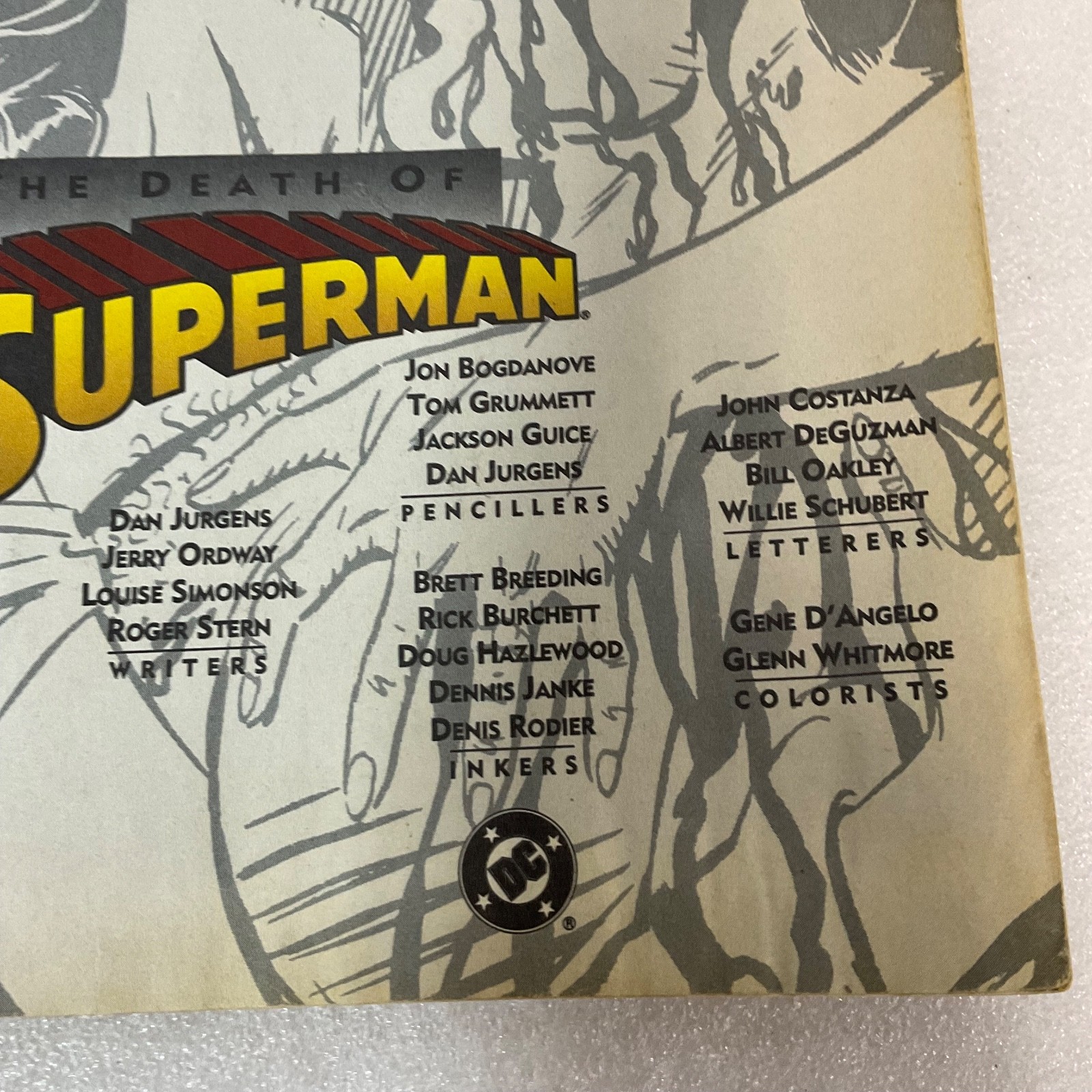 The Death of Superman Comic Book 1993 DC Graphic Novel First Printing - Image 9