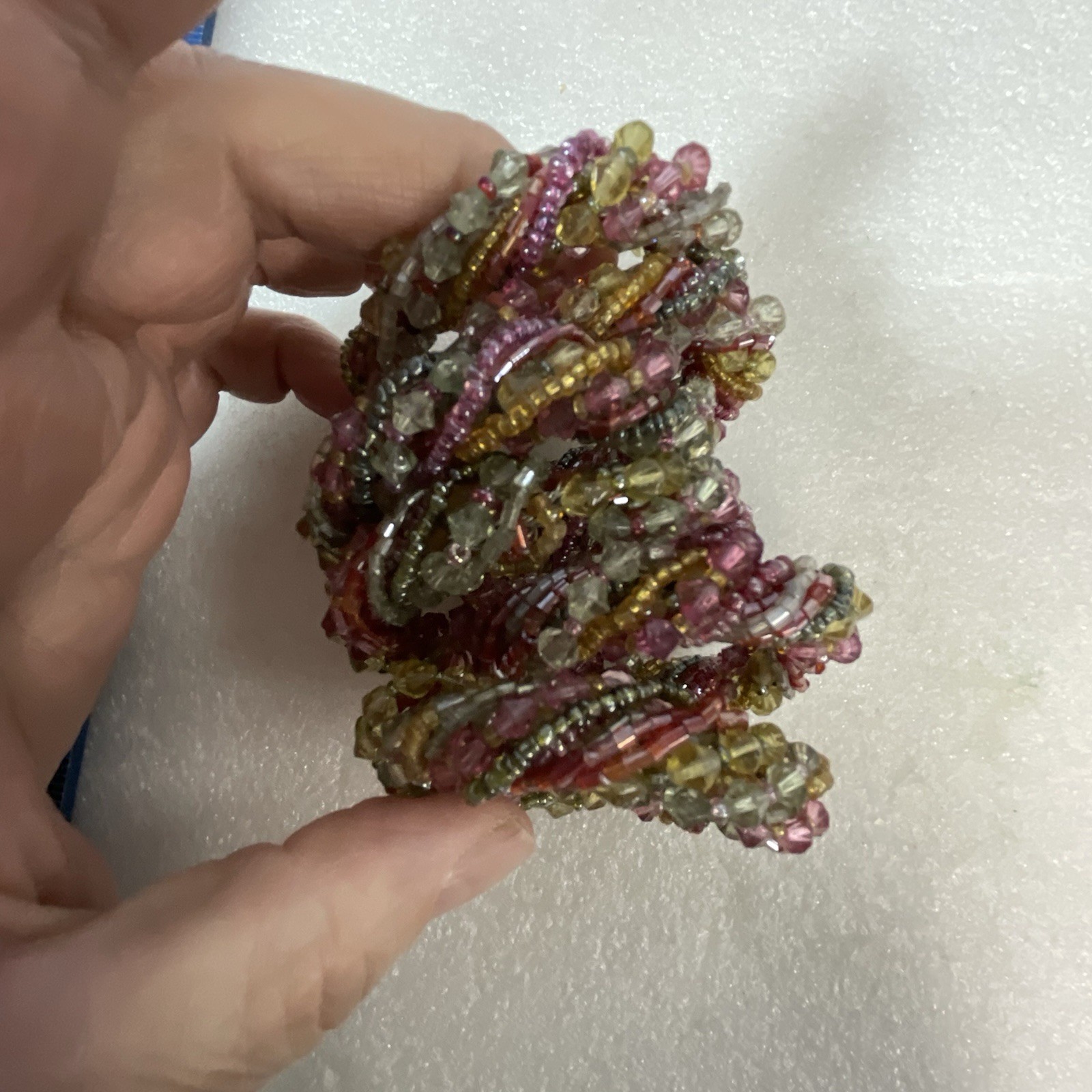 Lot Of 6 Beaded 2.5” Napkin Rings - Image 5