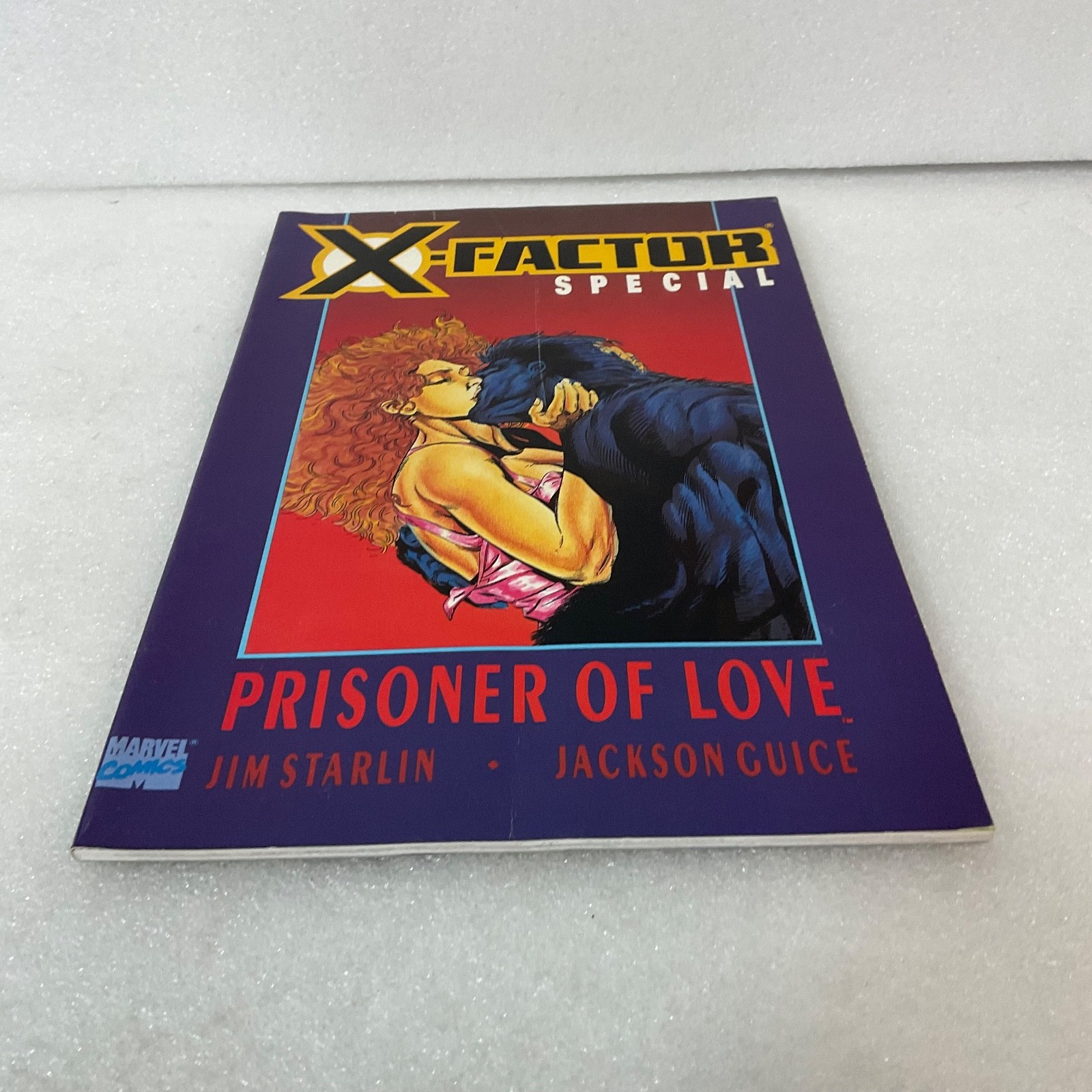 X-Factor Special Prisoner of Love Marvel Graphic Novel 1990 Beast Starlin - Image 4
