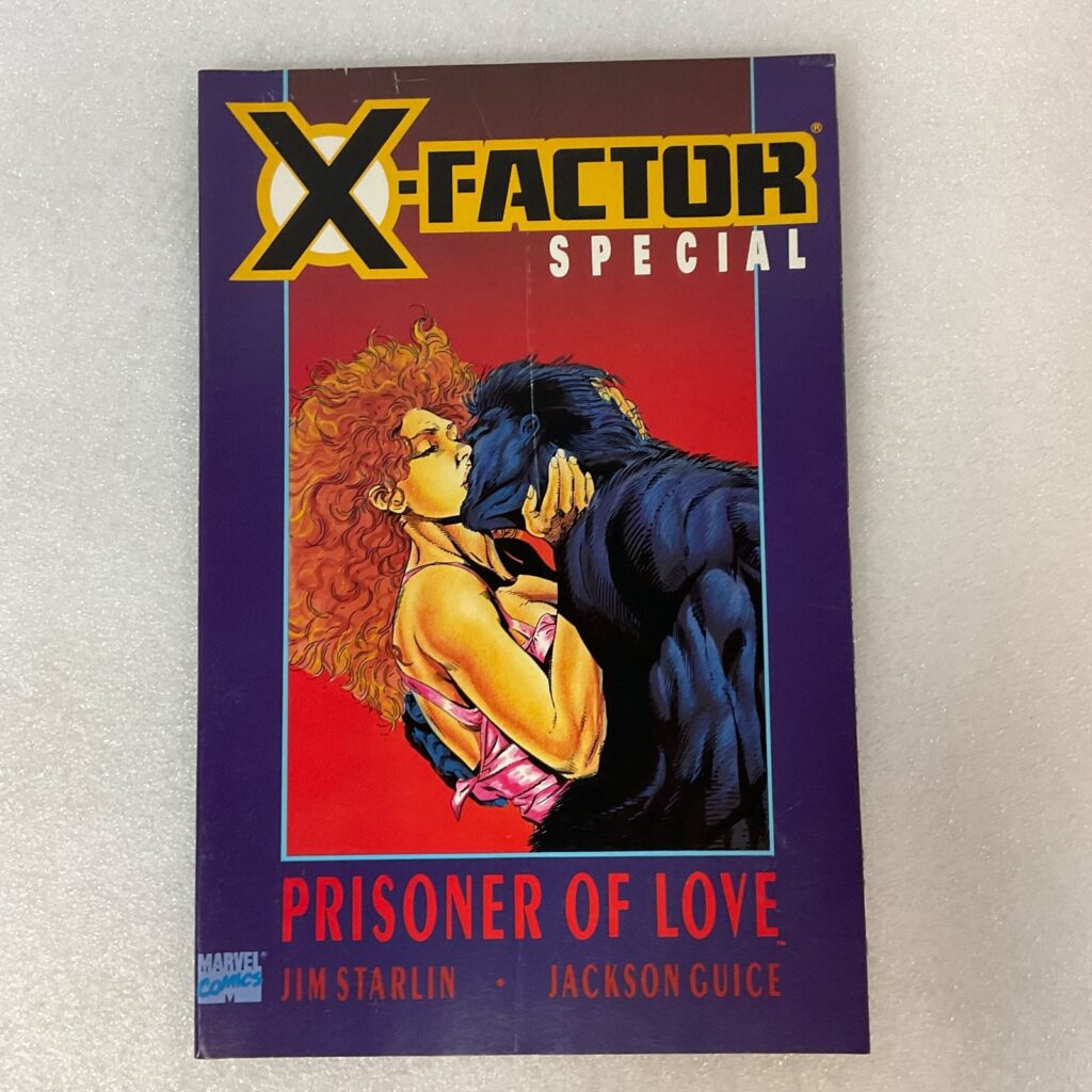 X-Factor Special Prisoner of Love Marvel Graphic Novel 1990 Beast Starlin - Image 1