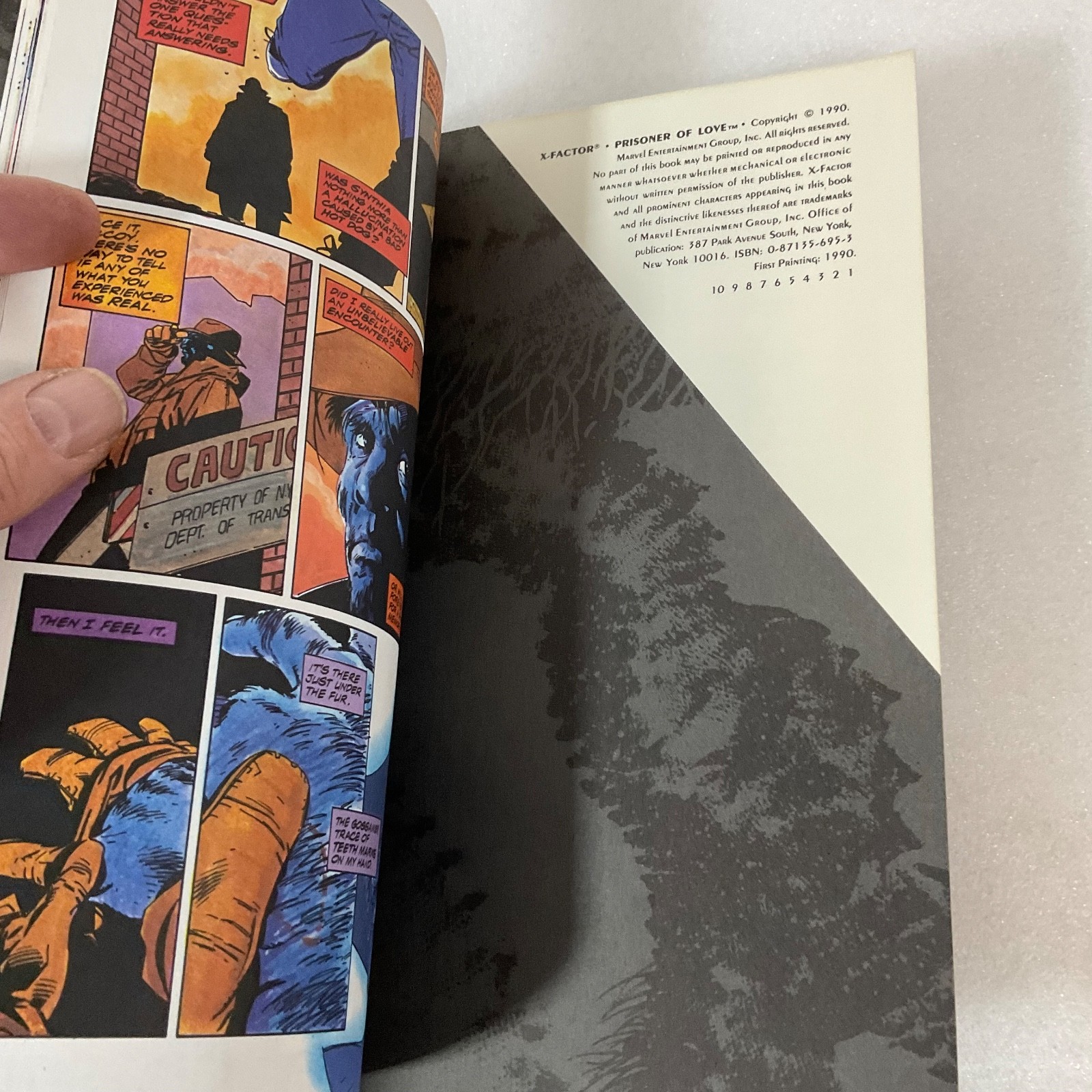 X-Factor Special Prisoner of Love Marvel Graphic Novel 1990 Beast Starlin - Image 7
