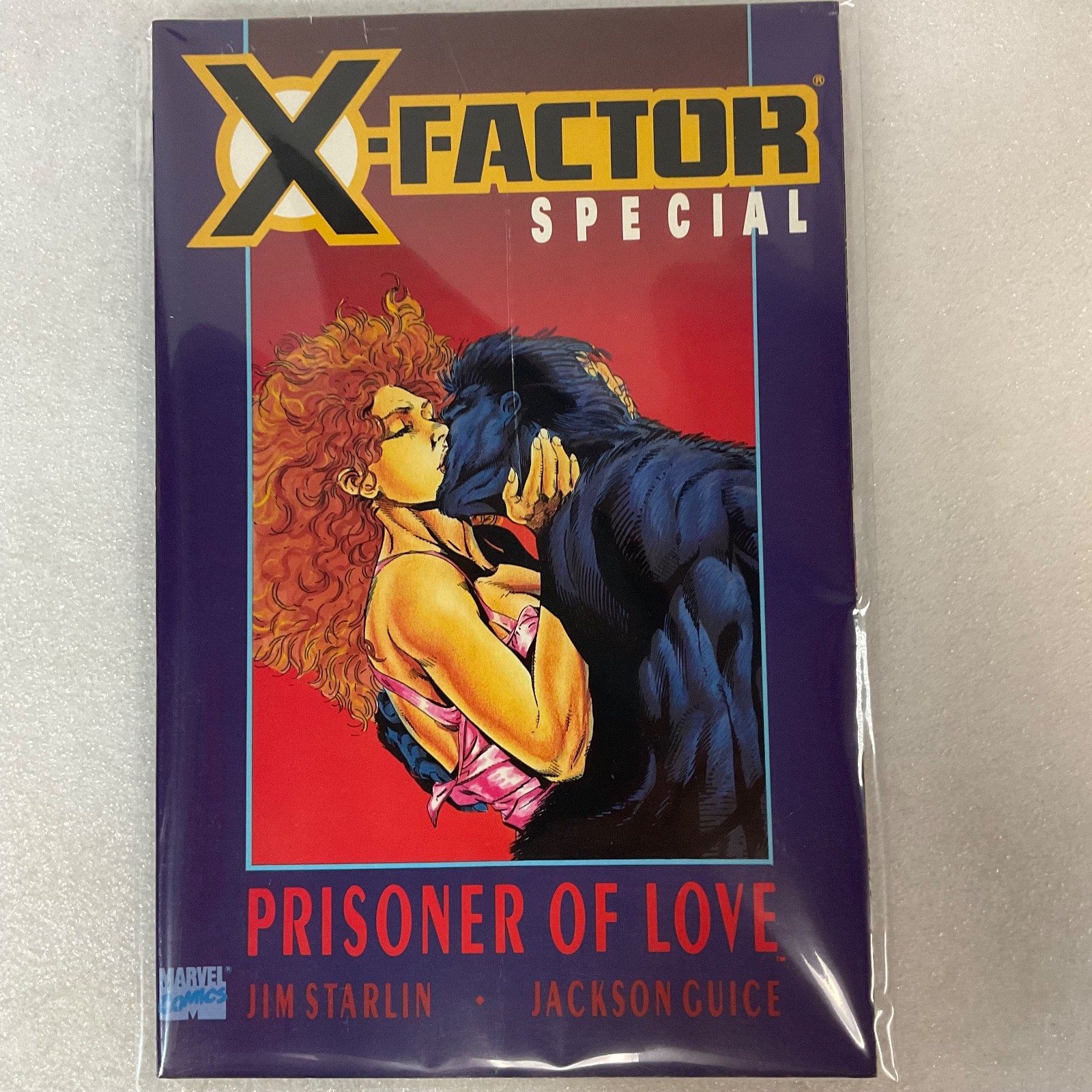 X-Factor Special Prisoner of Love Marvel Graphic Novel 1990 Beast Starlin - Image 11