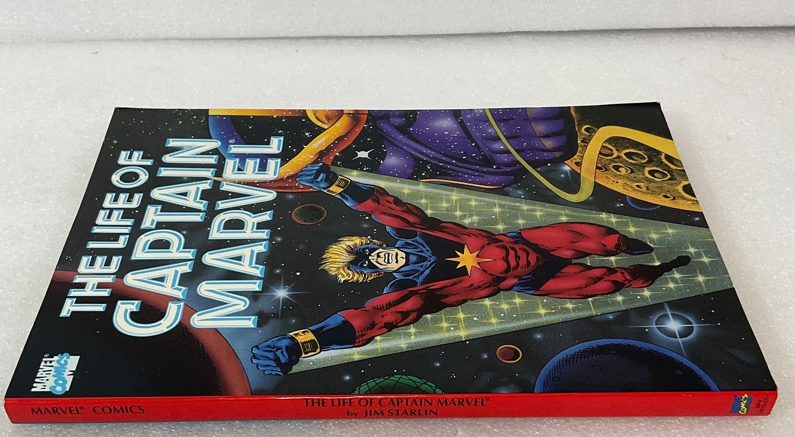 The Life of Captain Marvel TPB 1990 Jim Starlin First Printing Marvel Comics - Image 3