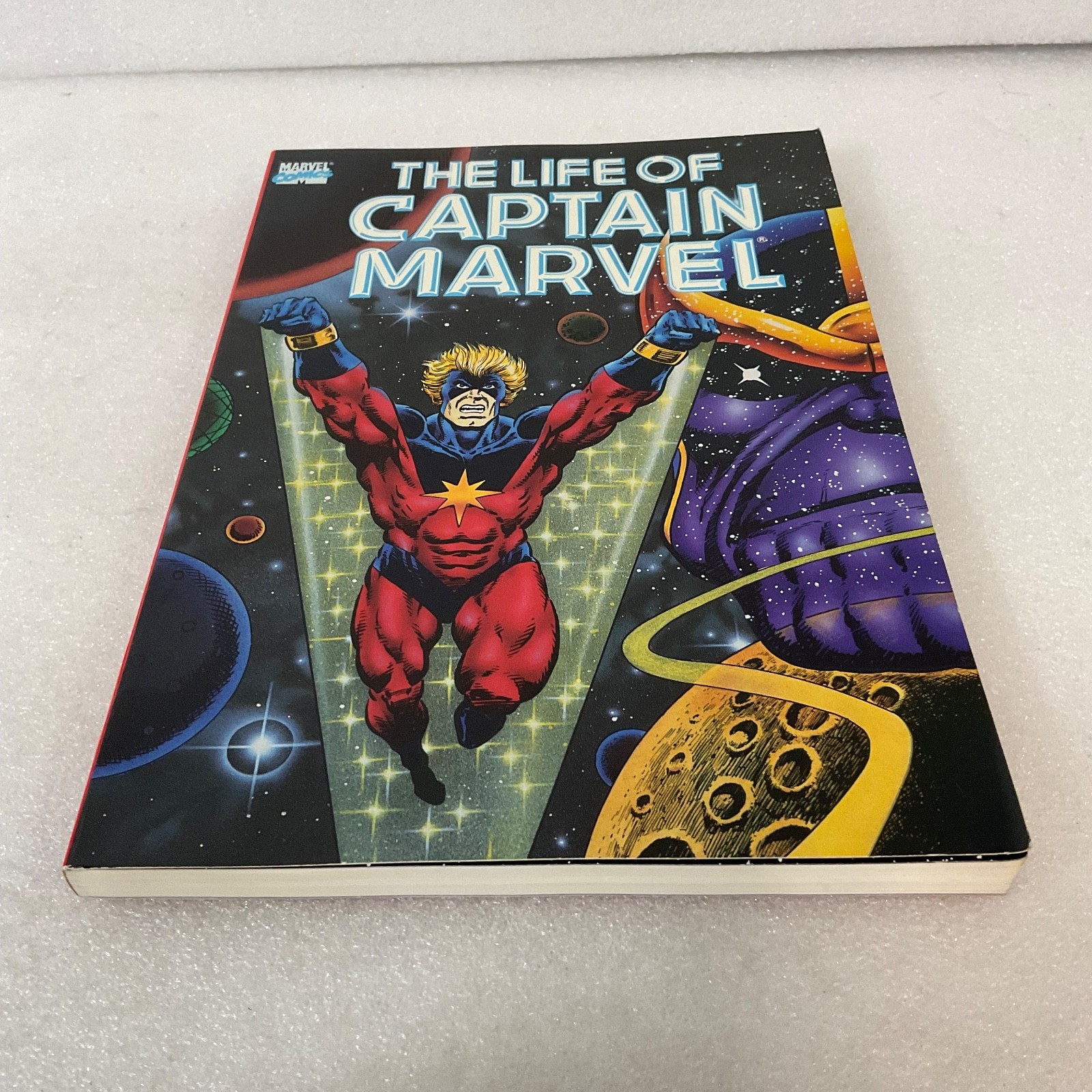 The Life of Captain Marvel TPB 1990 Jim Starlin First Printing Marvel Comics - Image 4