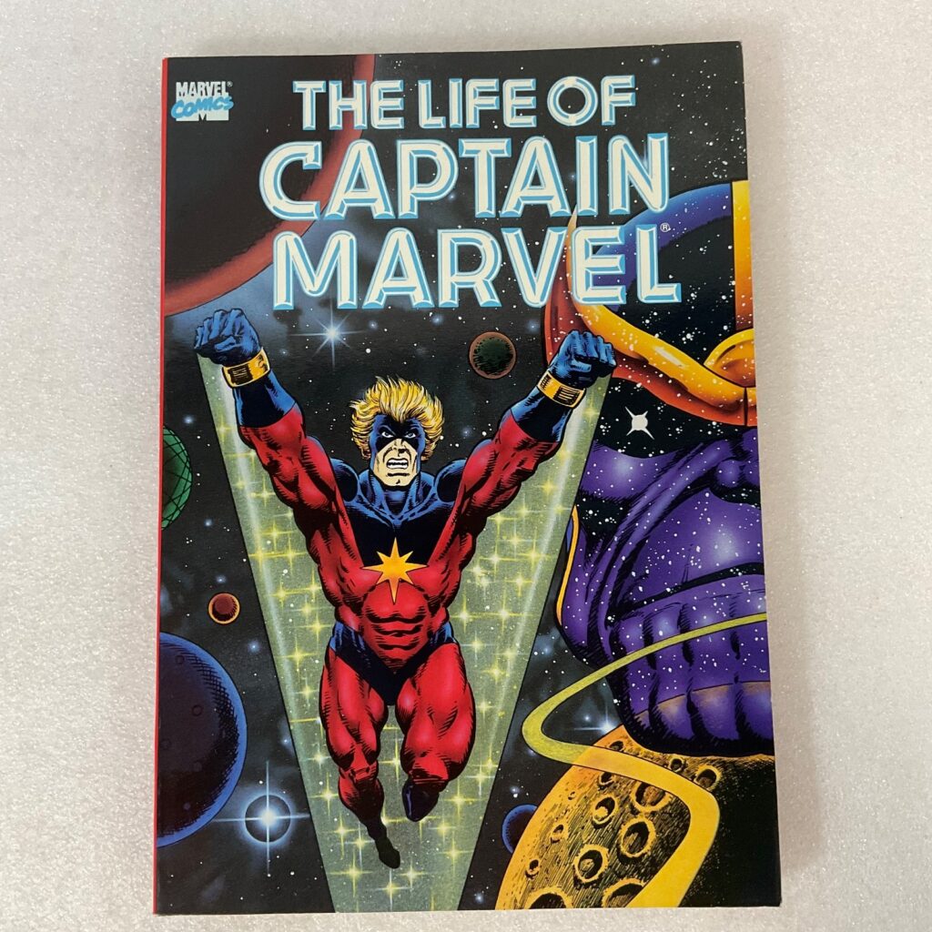 The Life of Captain Marvel TPB 1990 Jim Starlin First Printing Marvel Comics - Image 1