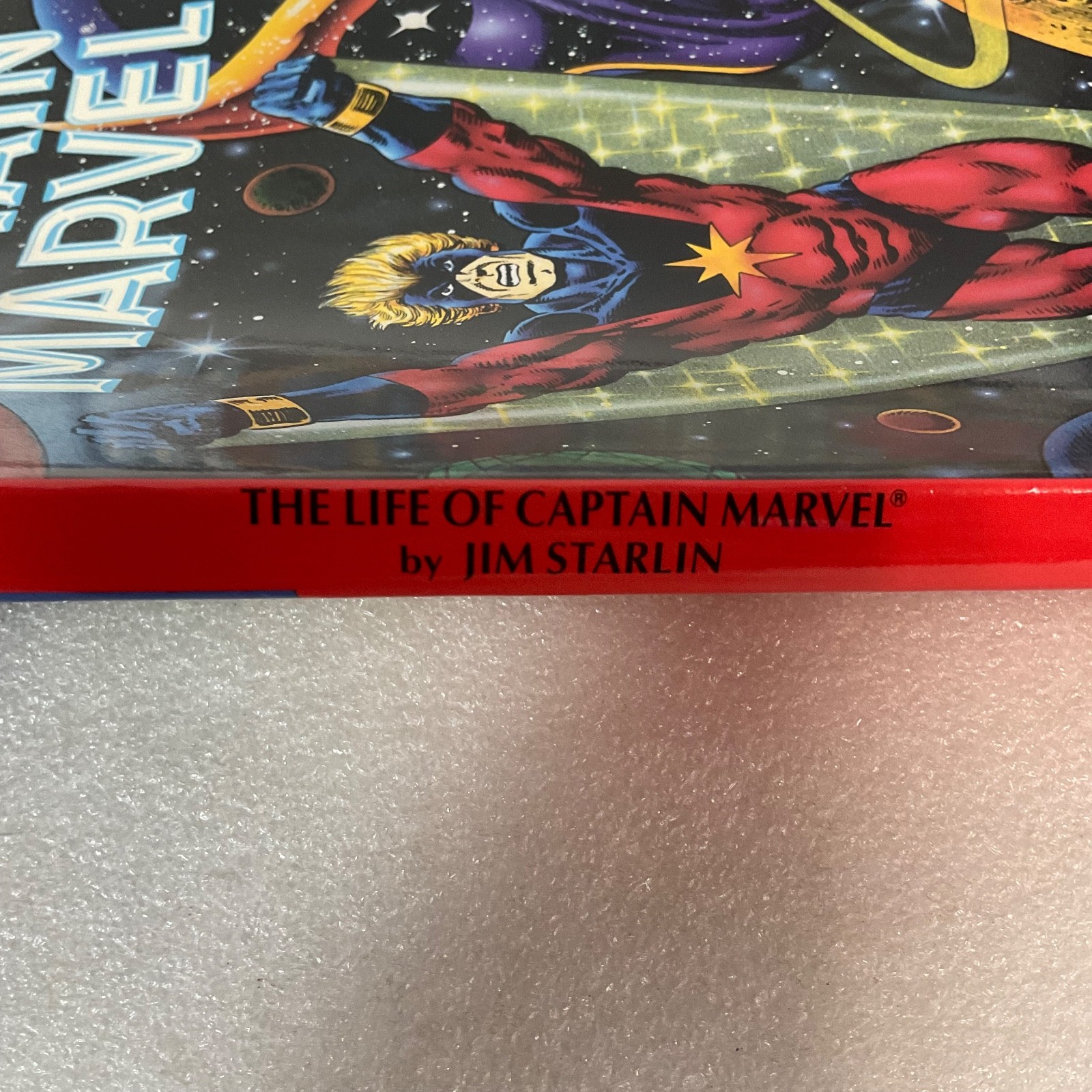 The Life of Captain Marvel TPB 1990 Jim Starlin First Printing Marvel Comics - Image 7