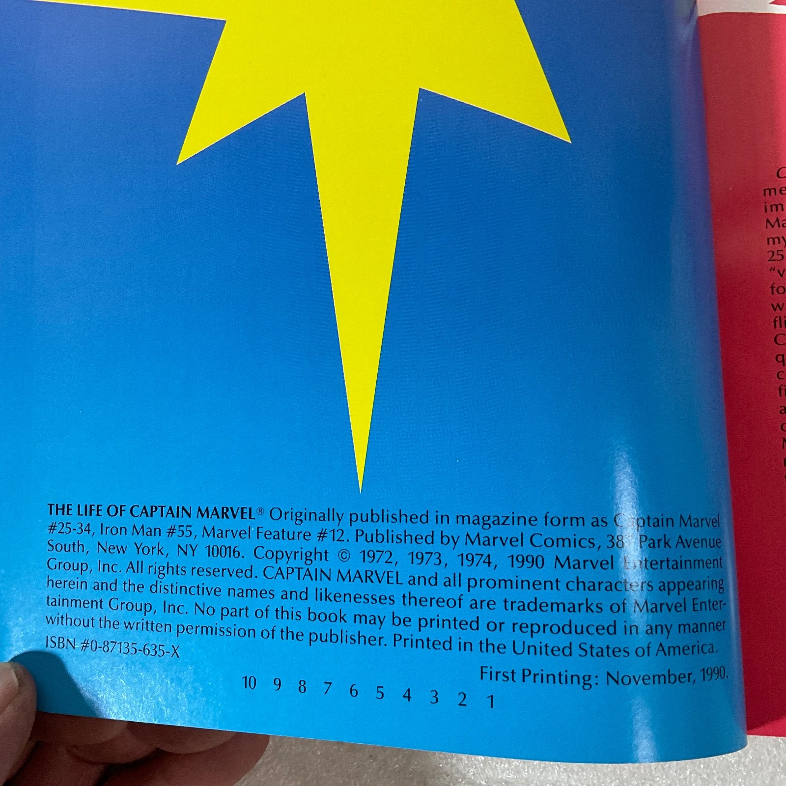 The Life of Captain Marvel TPB 1990 Jim Starlin First Printing Marvel Comics - Image 11