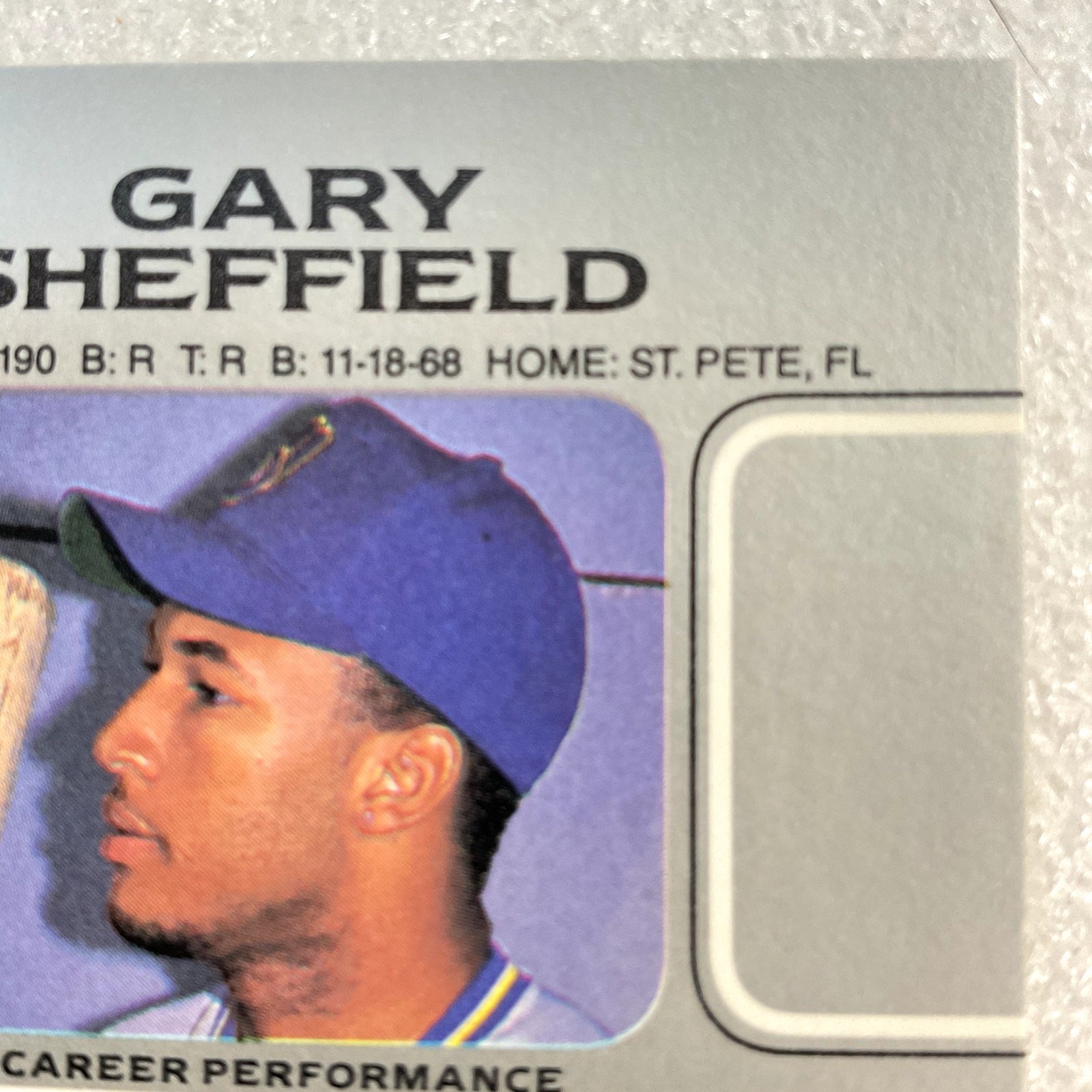 1990 Leaf #157 Gary Sheffield Baseball Card Milwaukee Brewers MLB Original - Image 8