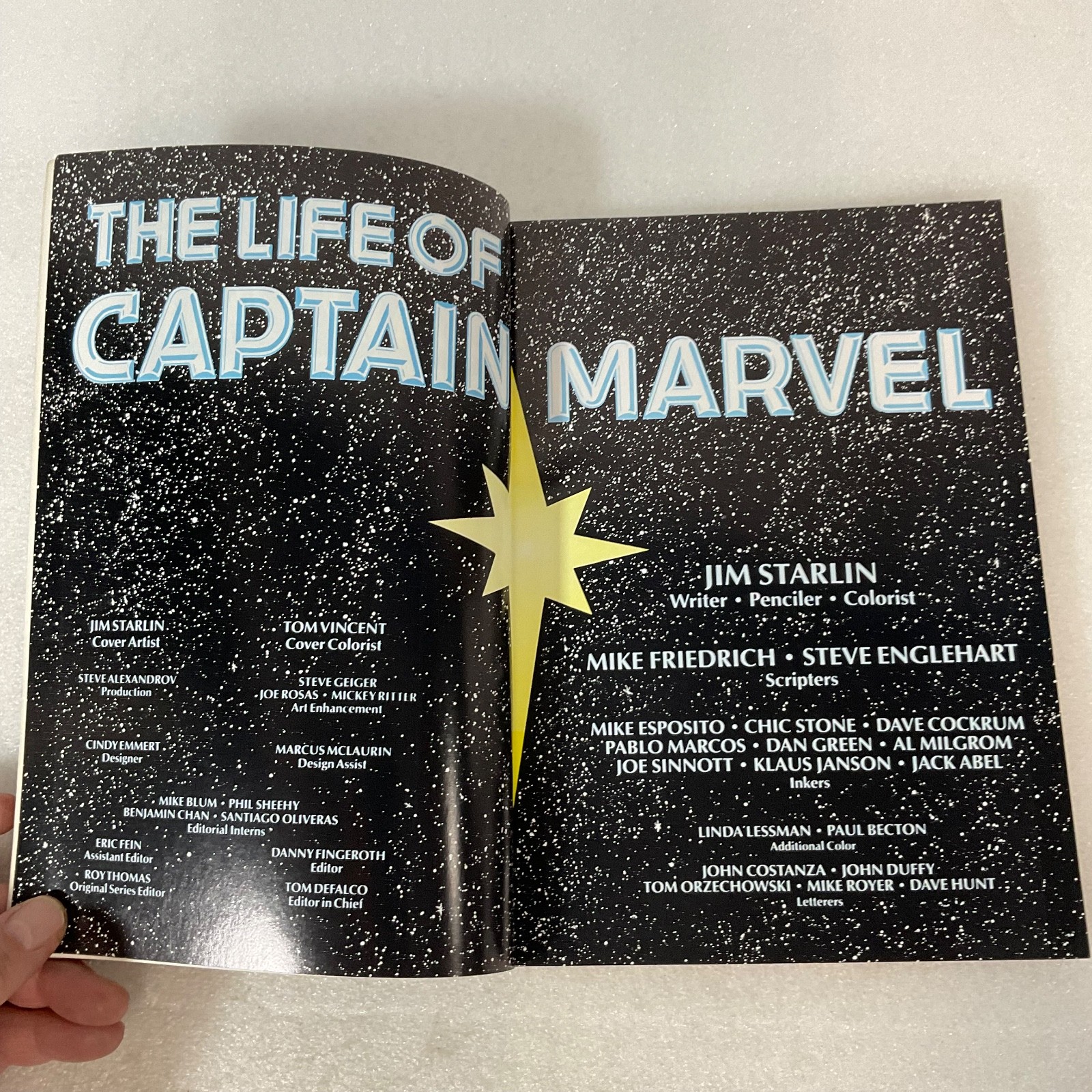 The Life of Captain Marvel TPB 1990 Jim Starlin First Printing Marvel Comics - Image 10