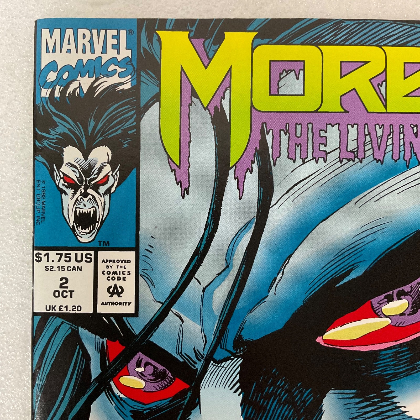 Morbius The Living Vampire #2 1992 Marvel Comic Book Hulk 30th Anniversary - Image 5