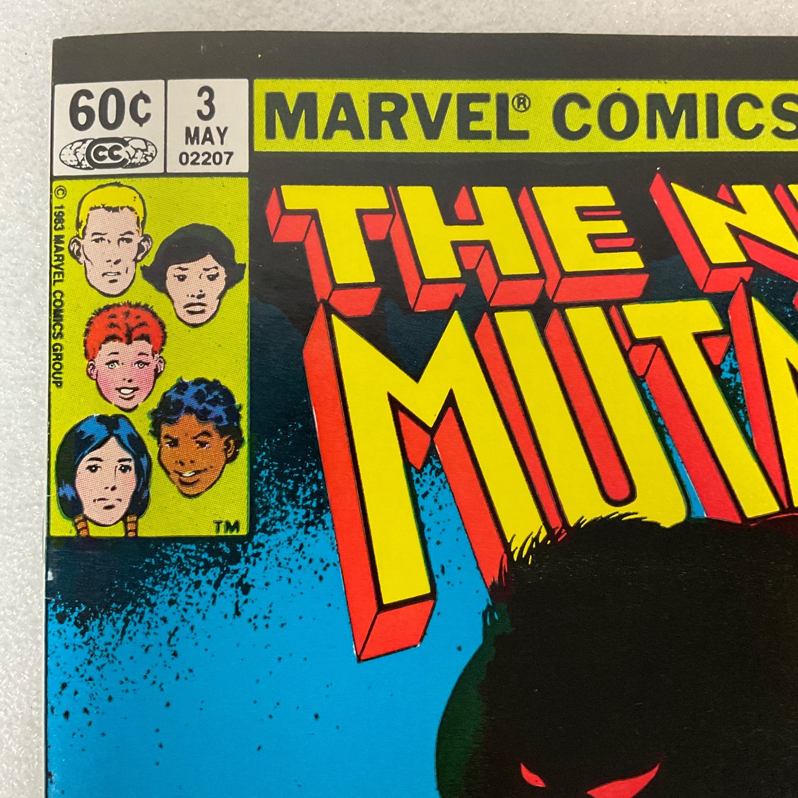 The New Mutants #3 Marvel Comic Book 1983 Key Issue 10.25in Bronze Age - Image 5