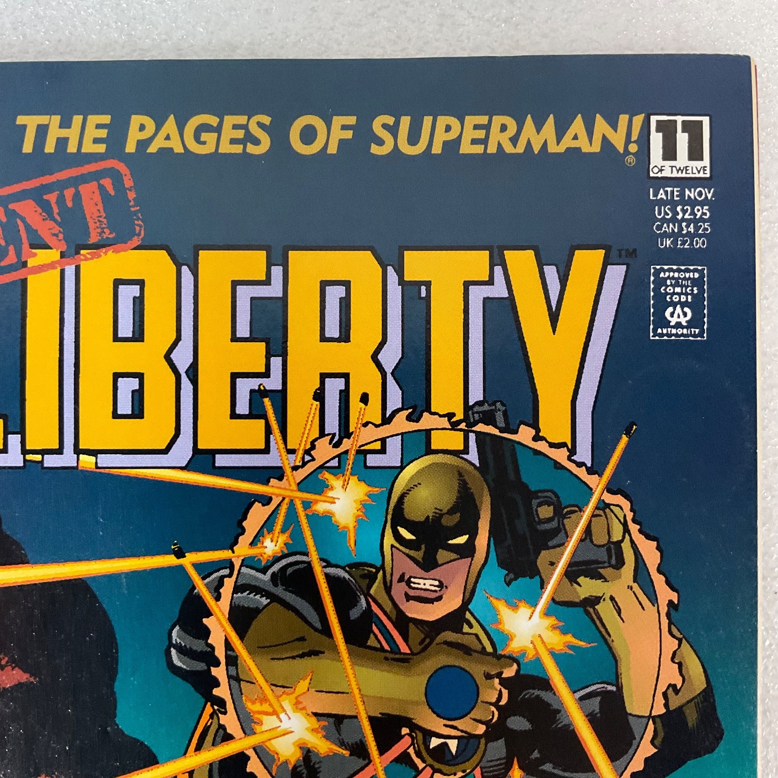 Showcase ‘95 Agent Liberty #11 DC Comic Late Nov 1995 Superman Series - Image 6