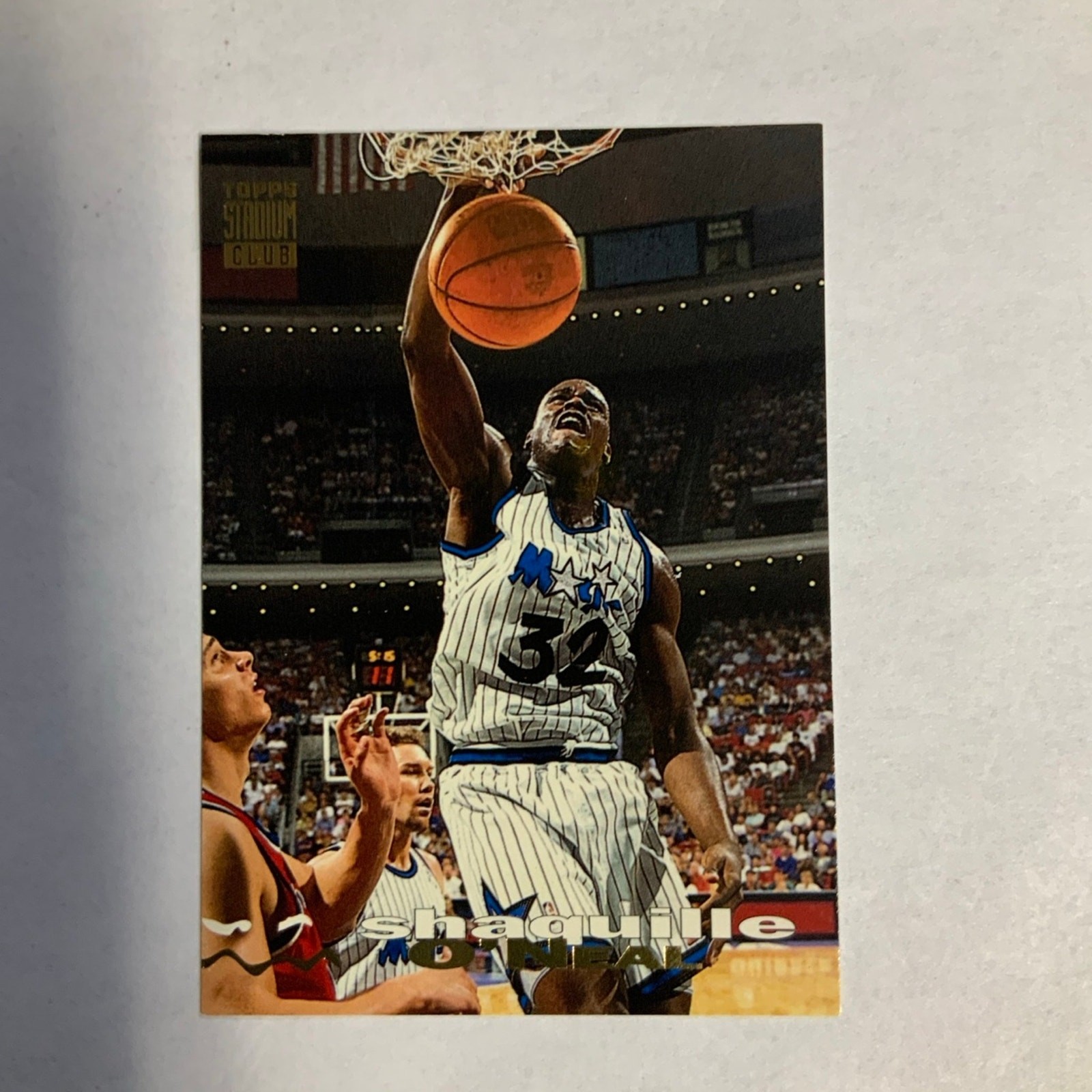 1994 TOPPS Stadium League Shaquille O’Neal Basketball Trading Card #100 - Image 1