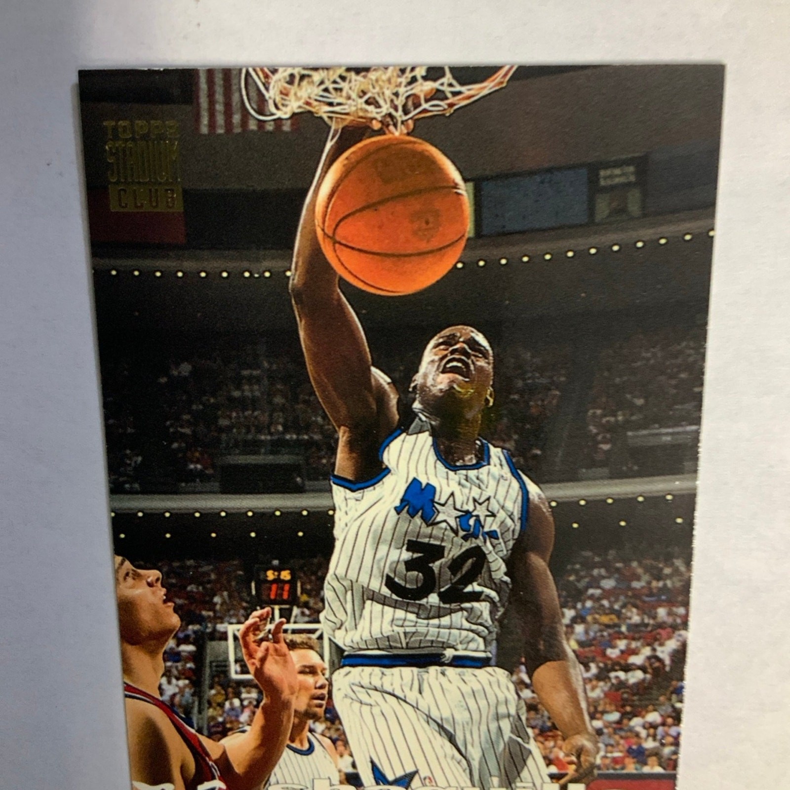 1994 TOPPS Stadium League Shaquille O’Neal Basketball Trading Card #100 - Image 3