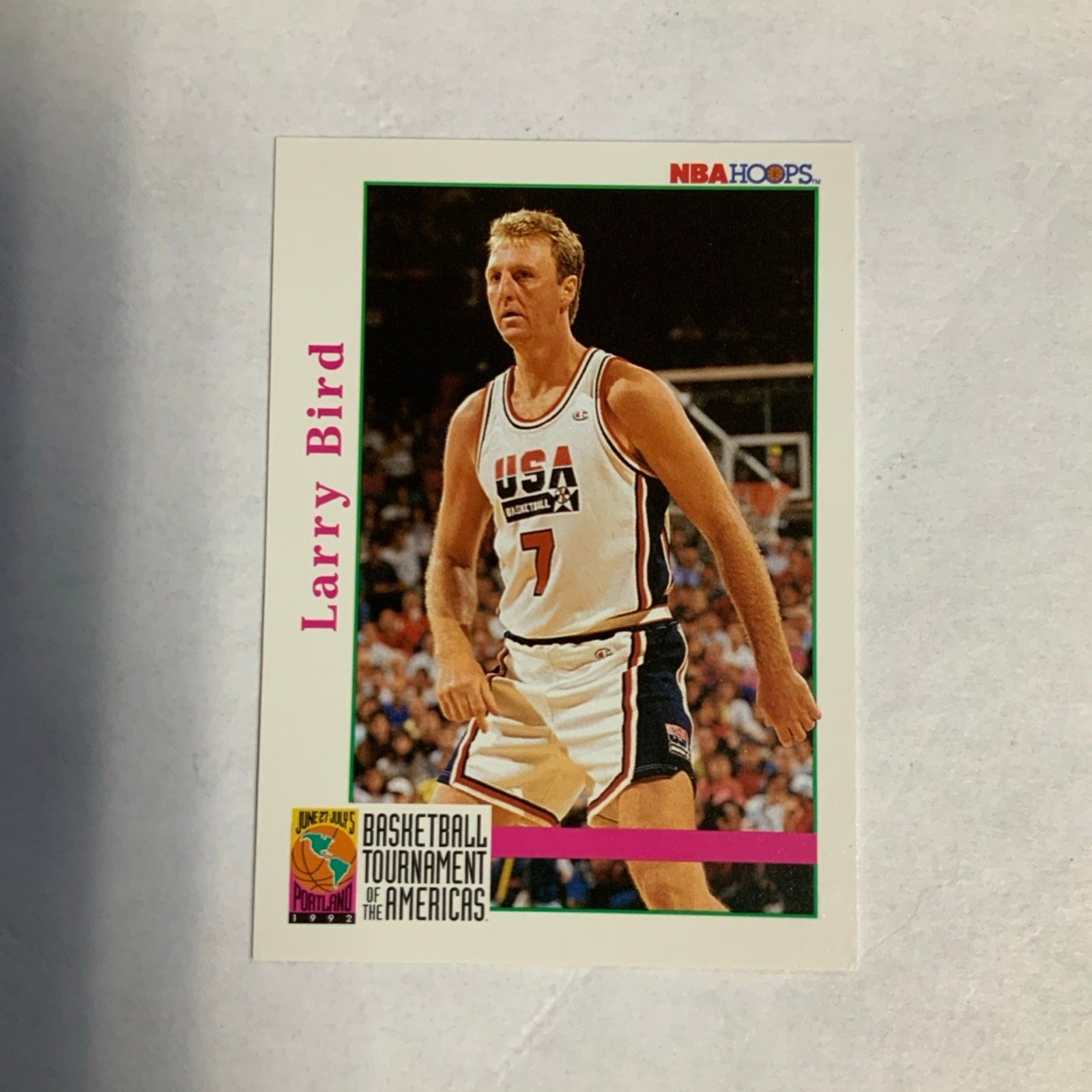 1992 SkyBox Larry Bird Basketball Trading Card #337 - Image 1