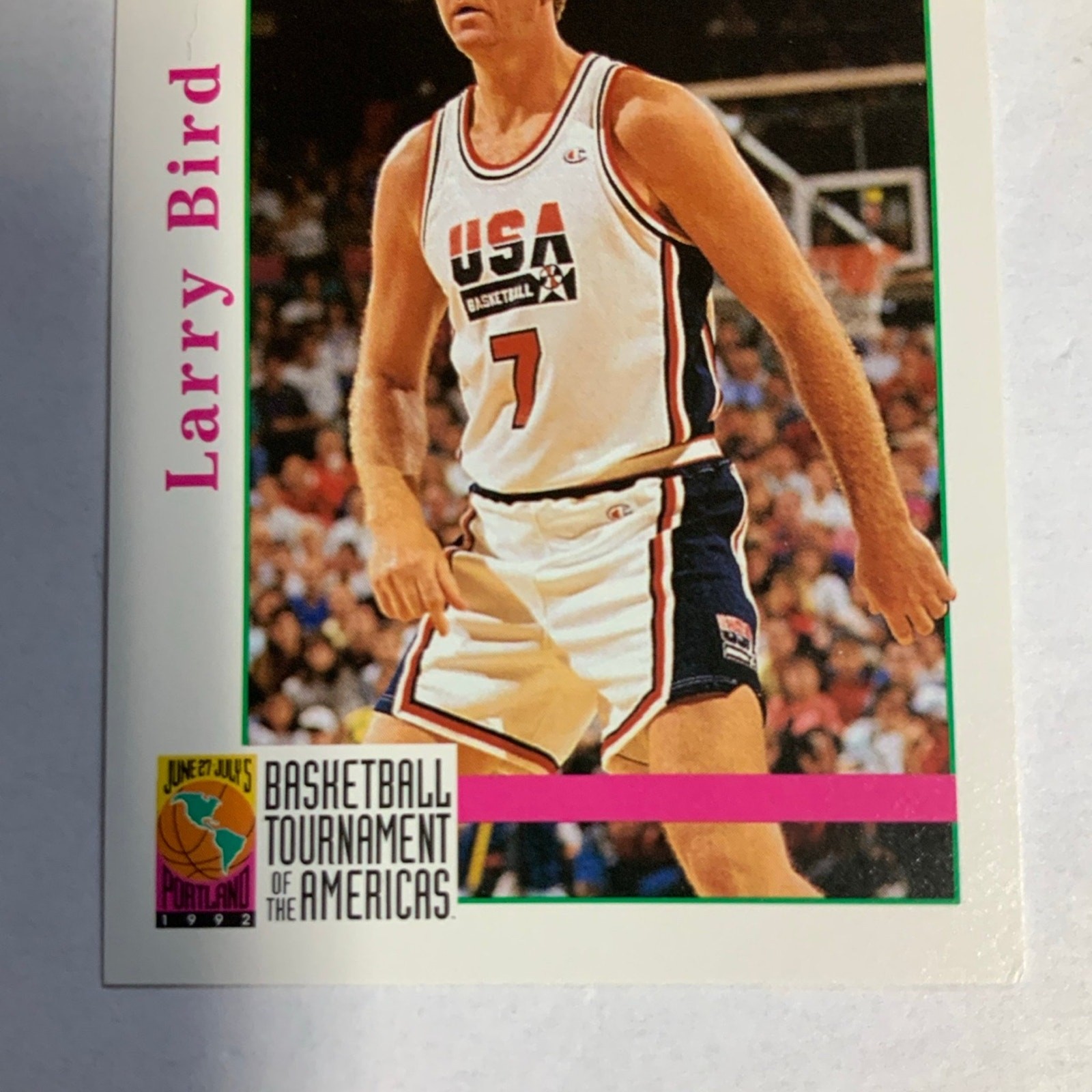 1992 SkyBox Larry Bird Basketball Trading Card #337 - Image 4