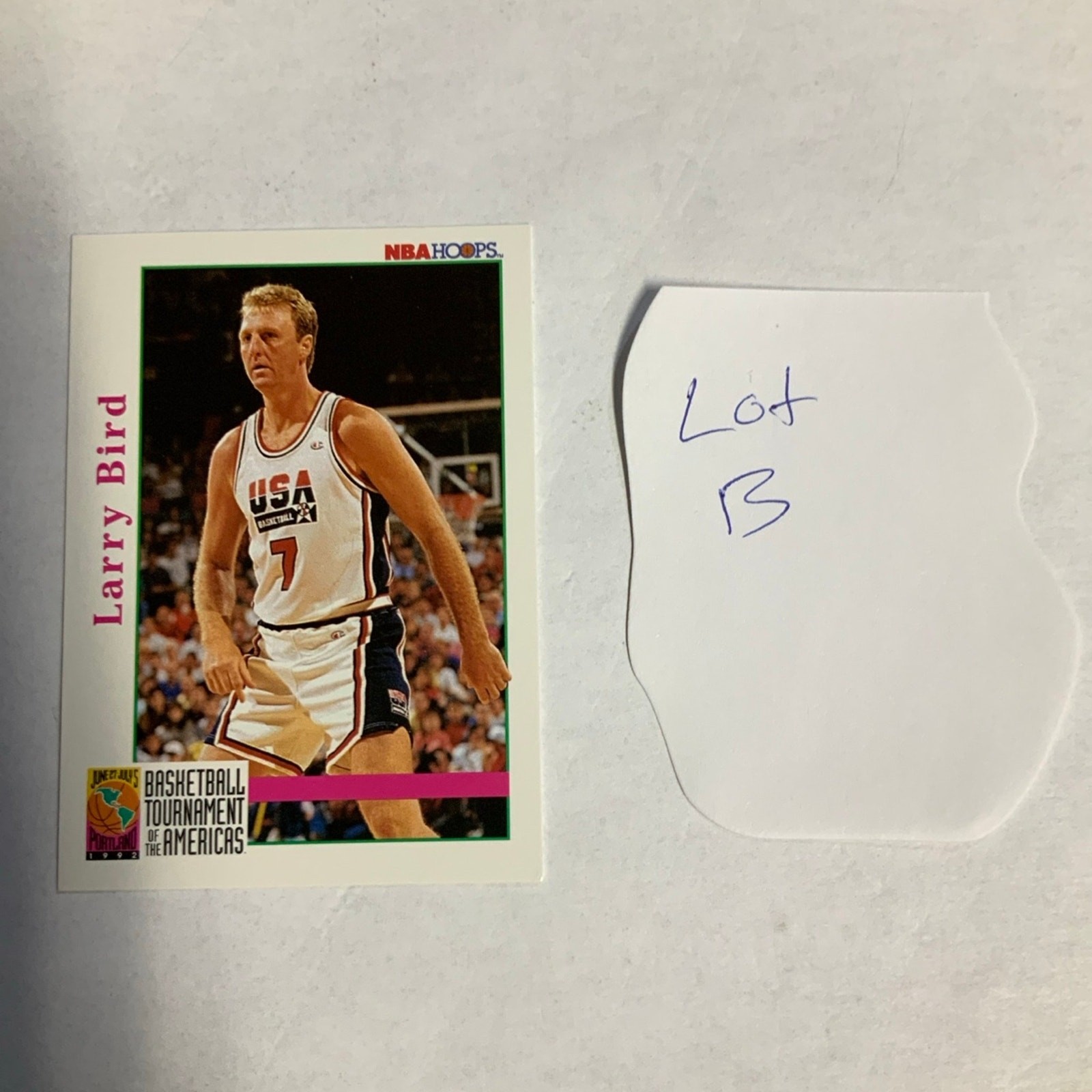 1992 SkyBox Larry Bird Basketball Trading Card #337 - Image 7