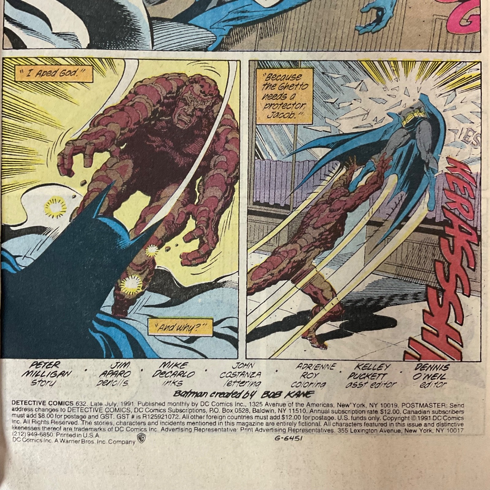 Detective Comics #632 Batman DC Comic 1991 Late July Issue - Image 4