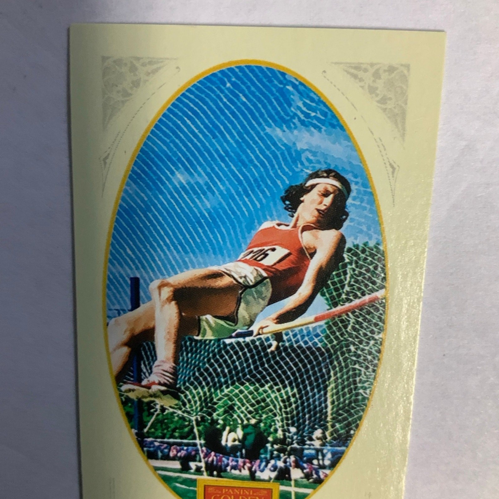 2012 Panini Golden Age Broad Leaf Cigarettes Dick Fosbury High Jump Trading Card - Image 4