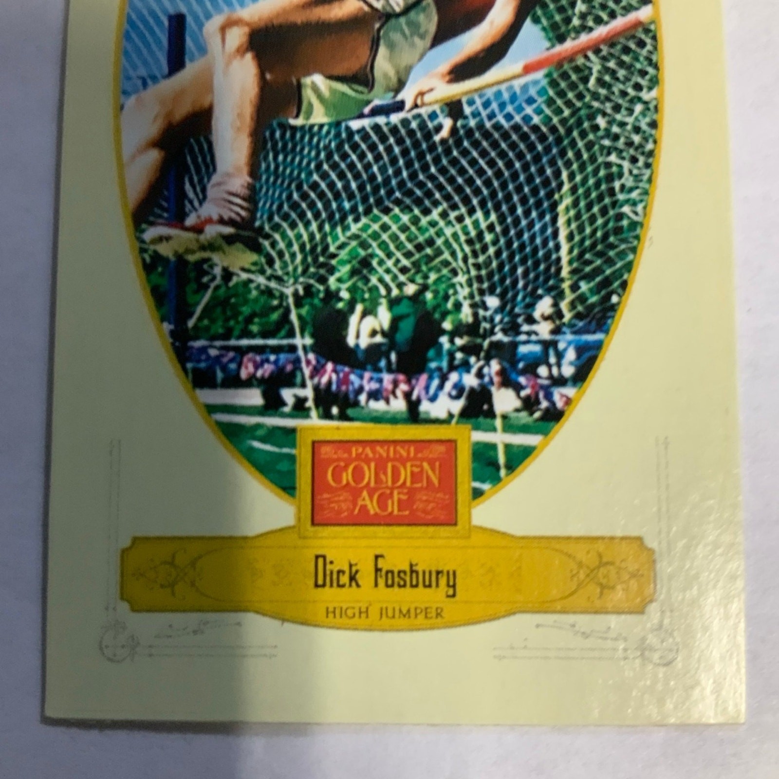 2012 Panini Golden Age Broad Leaf Cigarettes Dick Fosbury High Jump Trading Card - Image 5