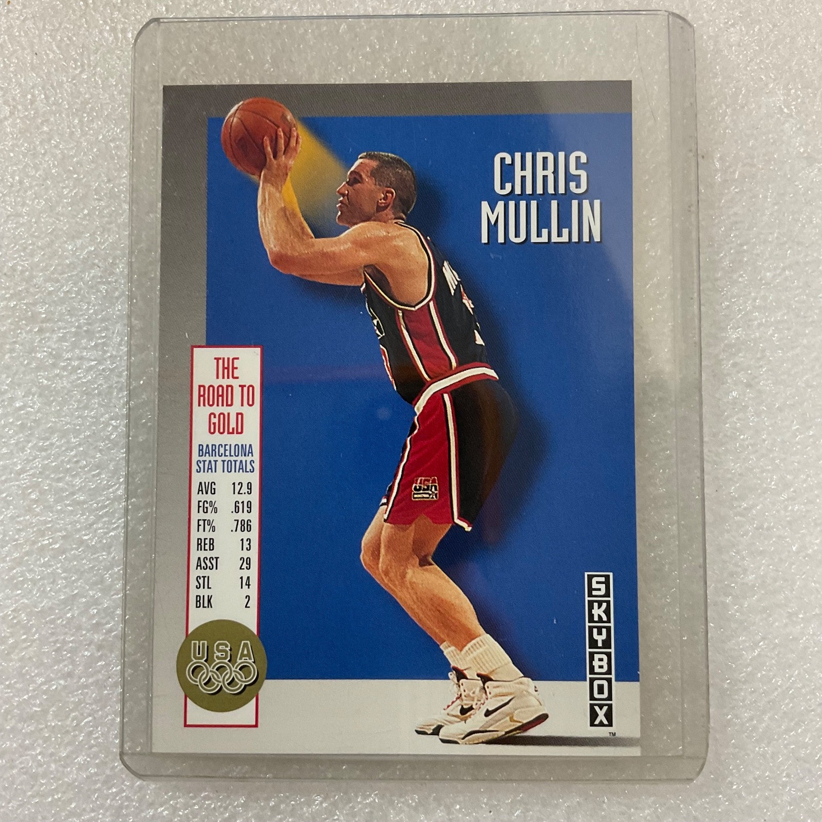 1993 Skybox #2 Chris Mullin Olympic Team Monte Carlo GnuTradingCards - Image 1