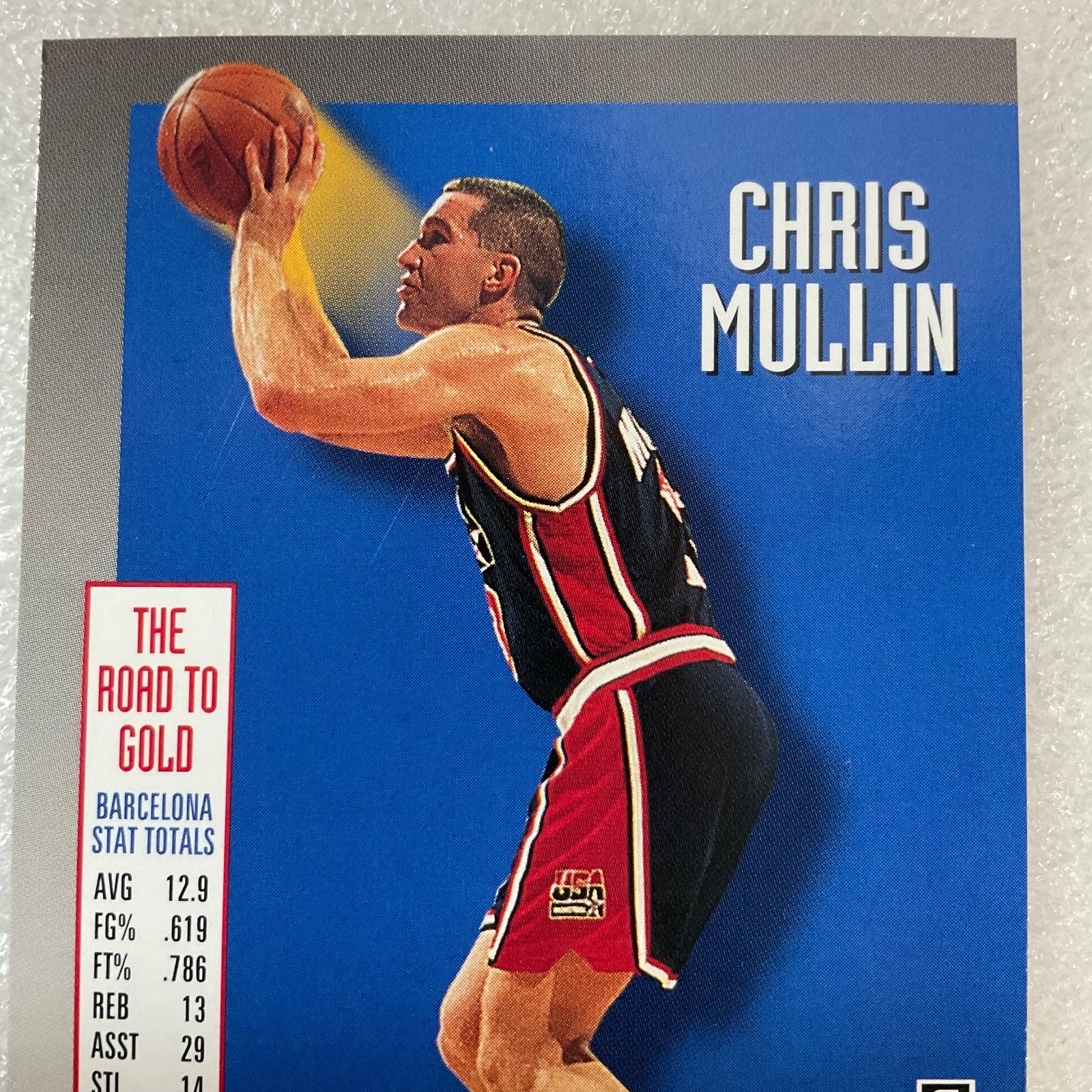 1993 Skybox #2 Chris Mullin Olympic Team Monte Carlo GnuTradingCards - Image 4