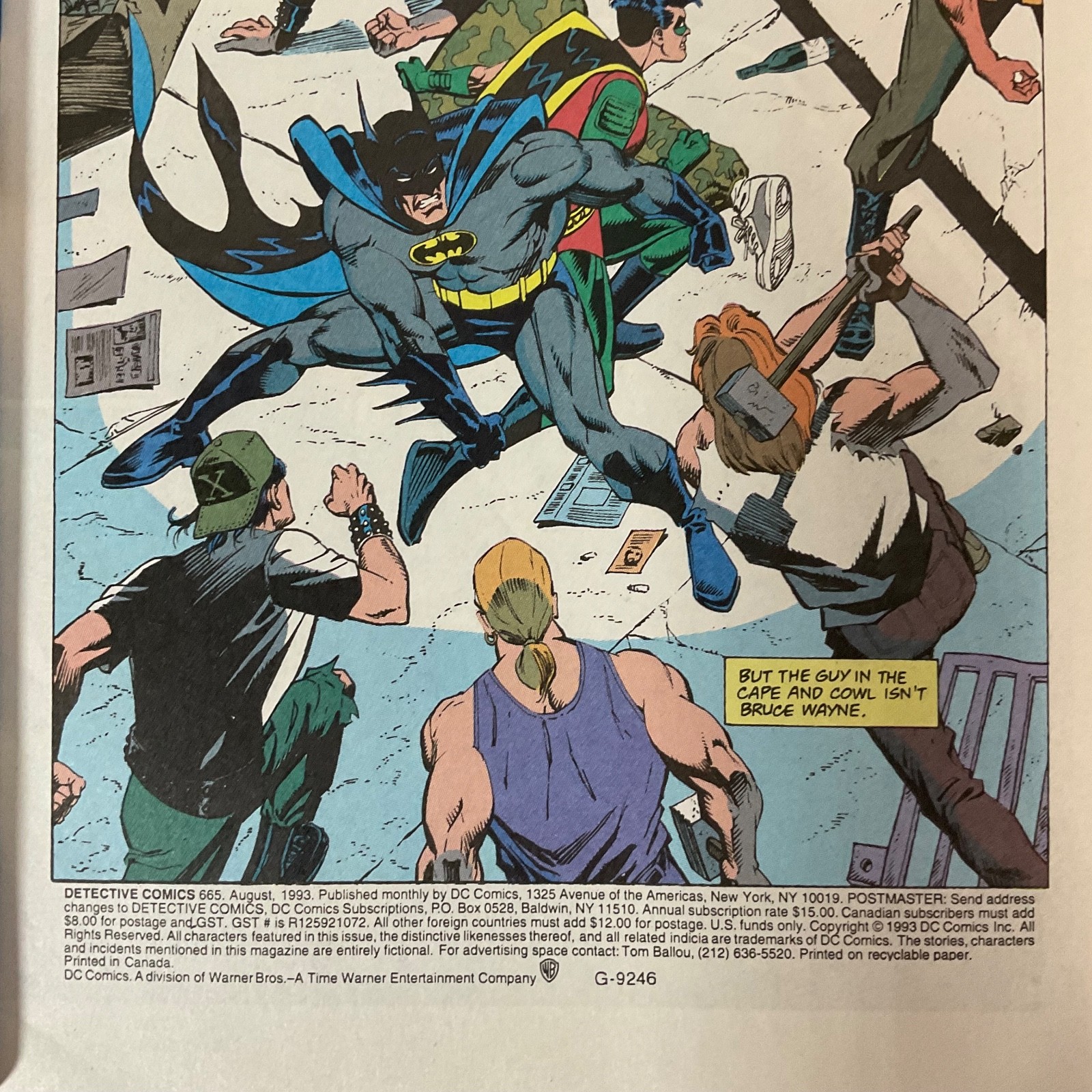 Detective Comics Batman #665 Aug 93 Knightfall Issue DC Comic Book - Image 4