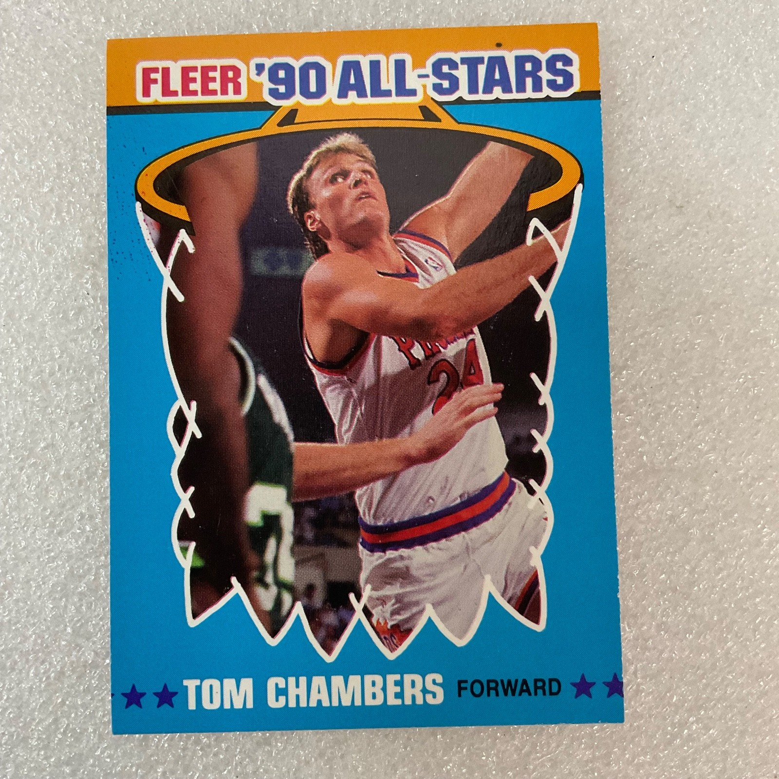 1990 Fleer All-Star Tom Chambers Basketball Trading Card #8 of 12 - Image 2
