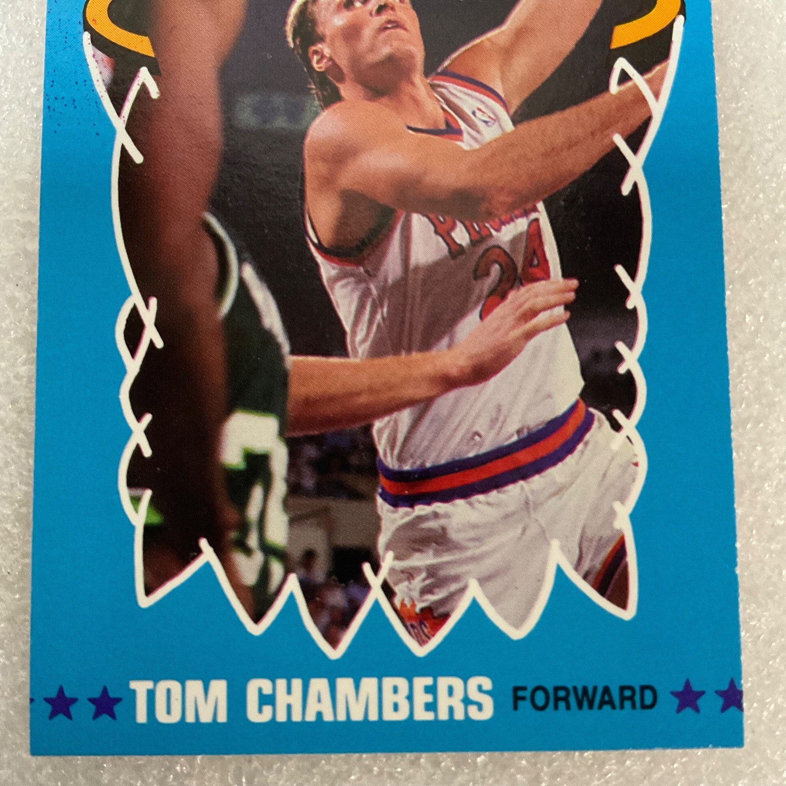 1990 Fleer All-Star Tom Chambers Basketball Trading Card #8 of 12 - Image 5