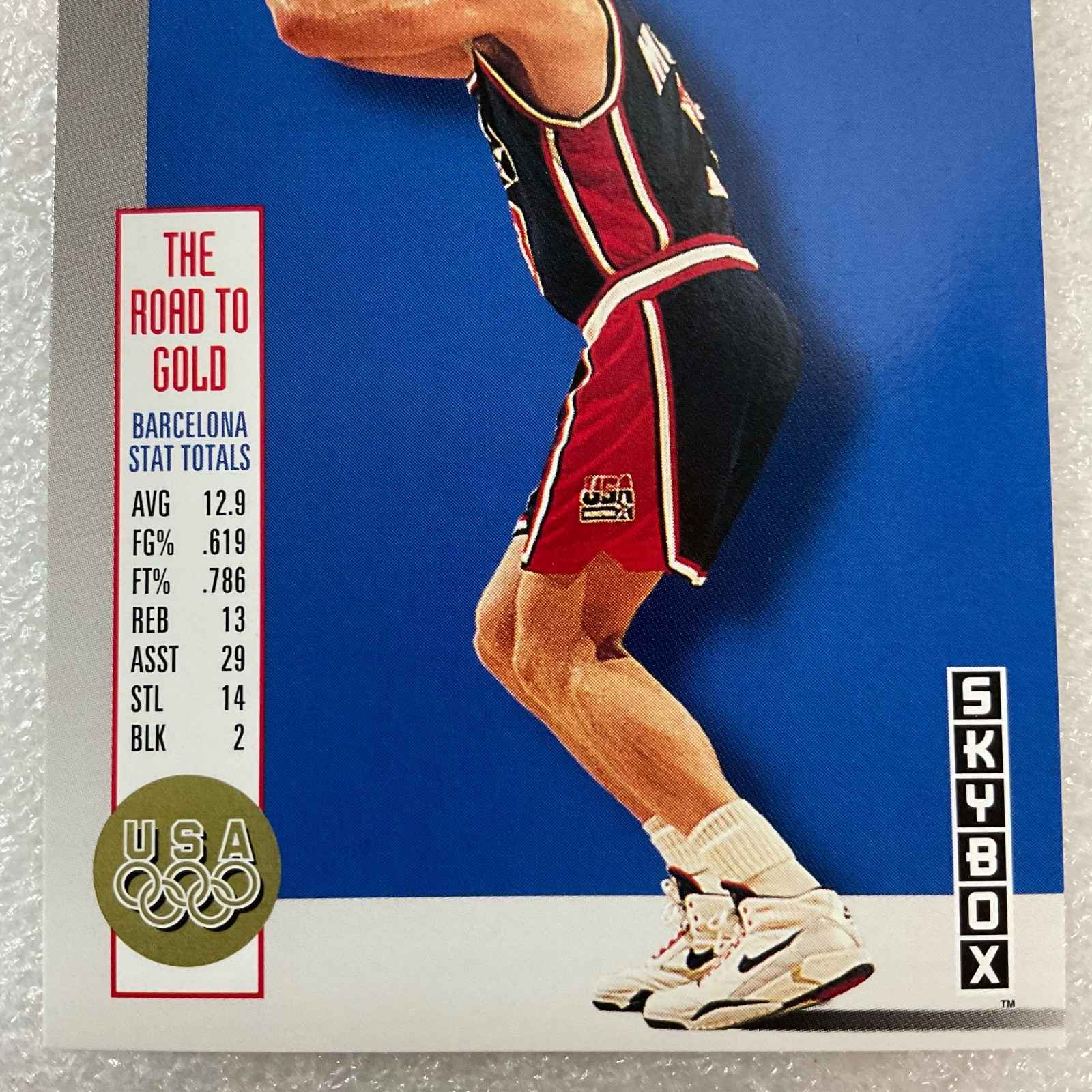 1993 Skybox #2 Chris Mullin Olympic Team Monte Carlo GnuTradingCards - Image 5