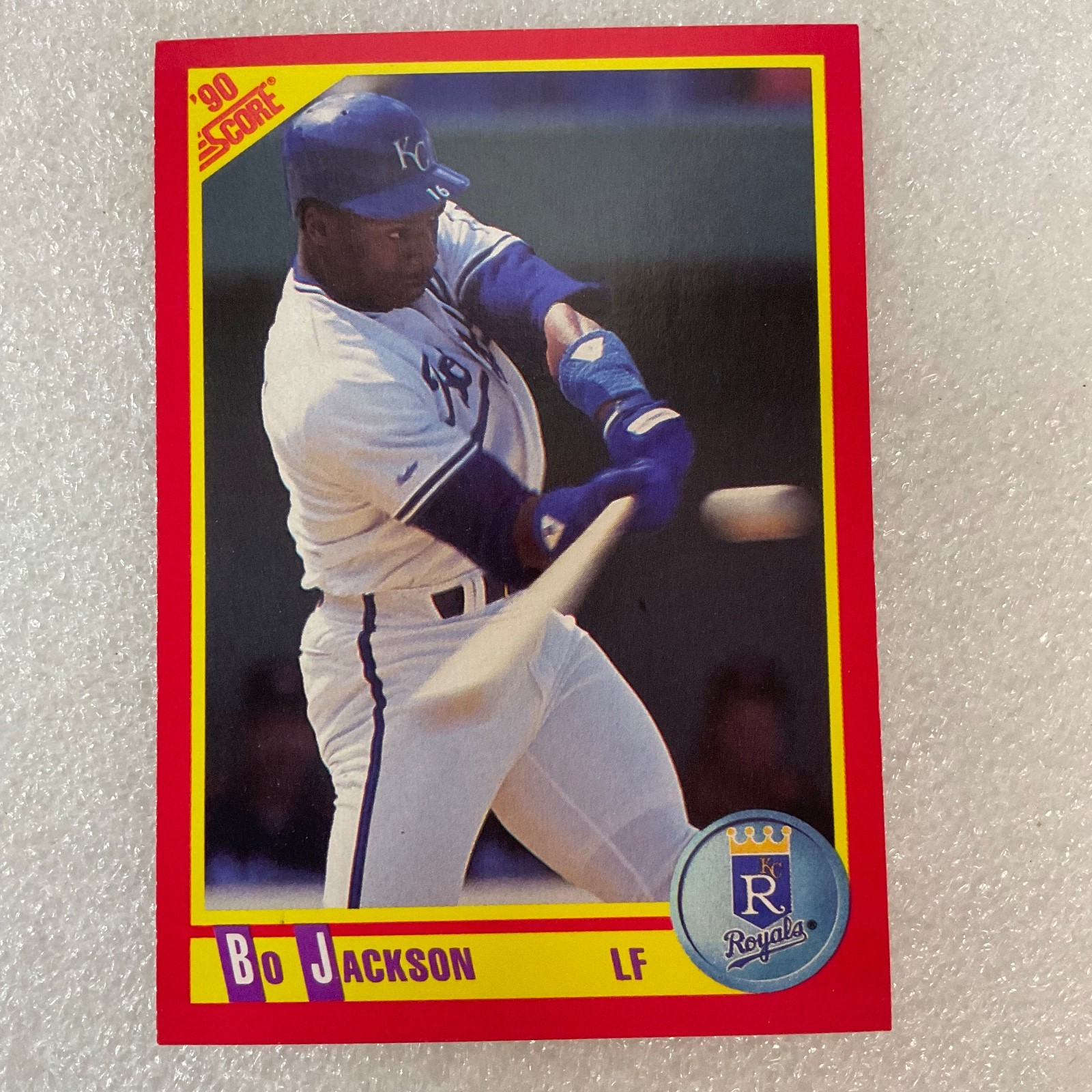 1990 SCORE Baseball Trading Card Bo Jackson #280 - Image 2