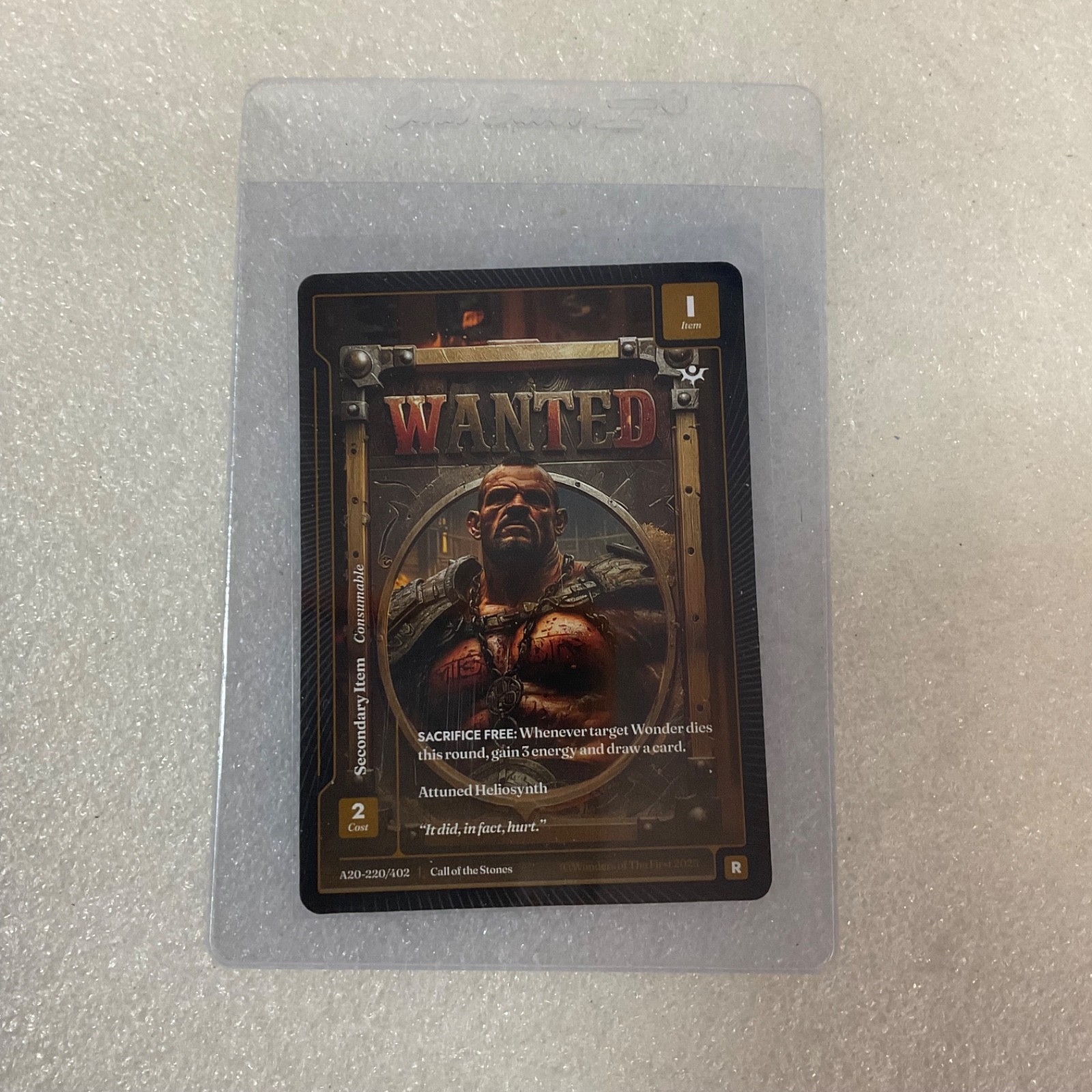 2025 Wonders of the First Wanted A20-220/402 Call of the Stones - Image 1