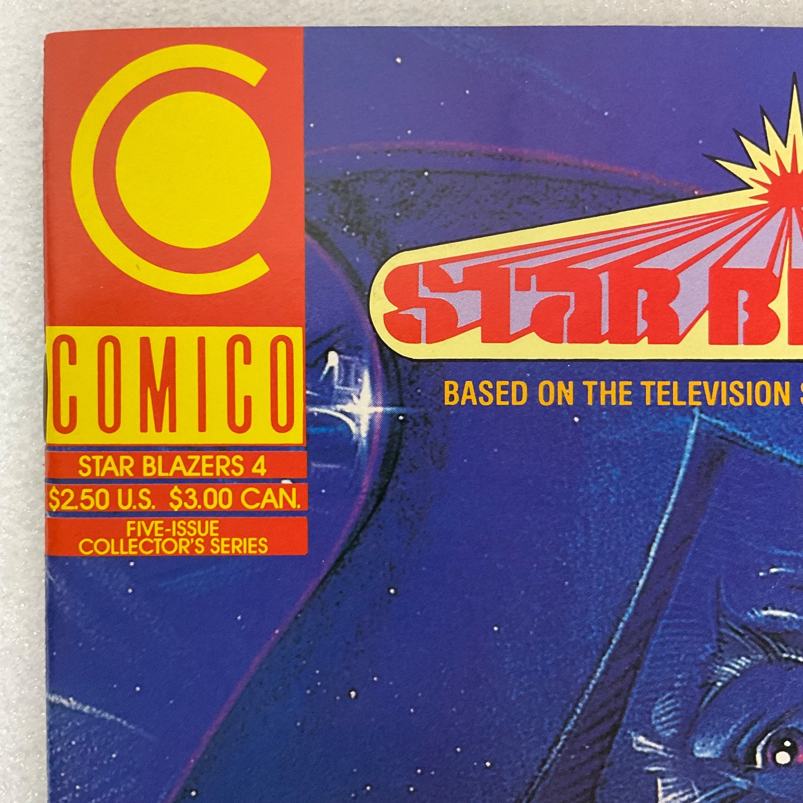 Star Blazers #4 Comico 1989 Five-Issue Series Sci-Fi Comic Book - Image 5