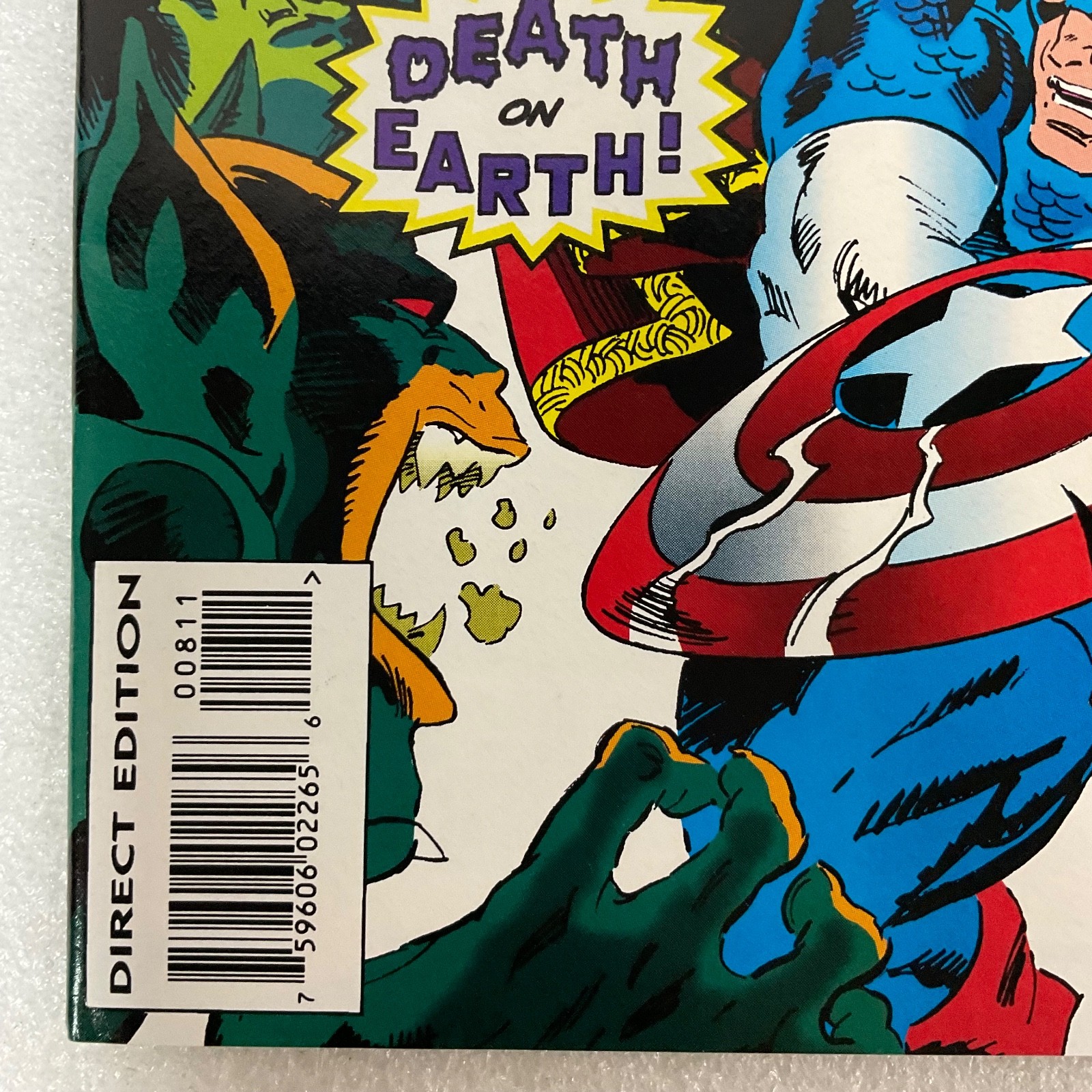 The Secret Defenders #8 Marvel Comic 1993 Doctor Strange Spidey Cap - Image 8