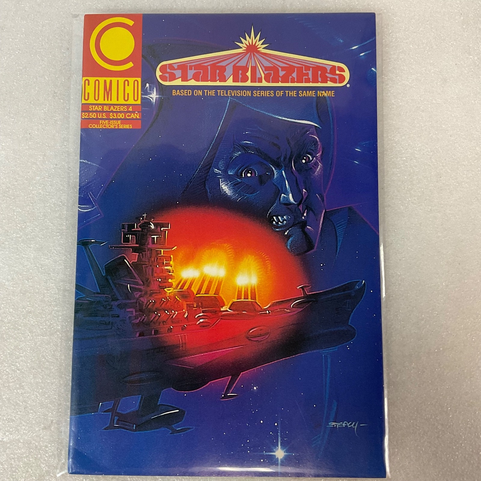 Star Blazers #4 Comico 1989 Five-Issue Series Sci-Fi Comic Book - Image 13