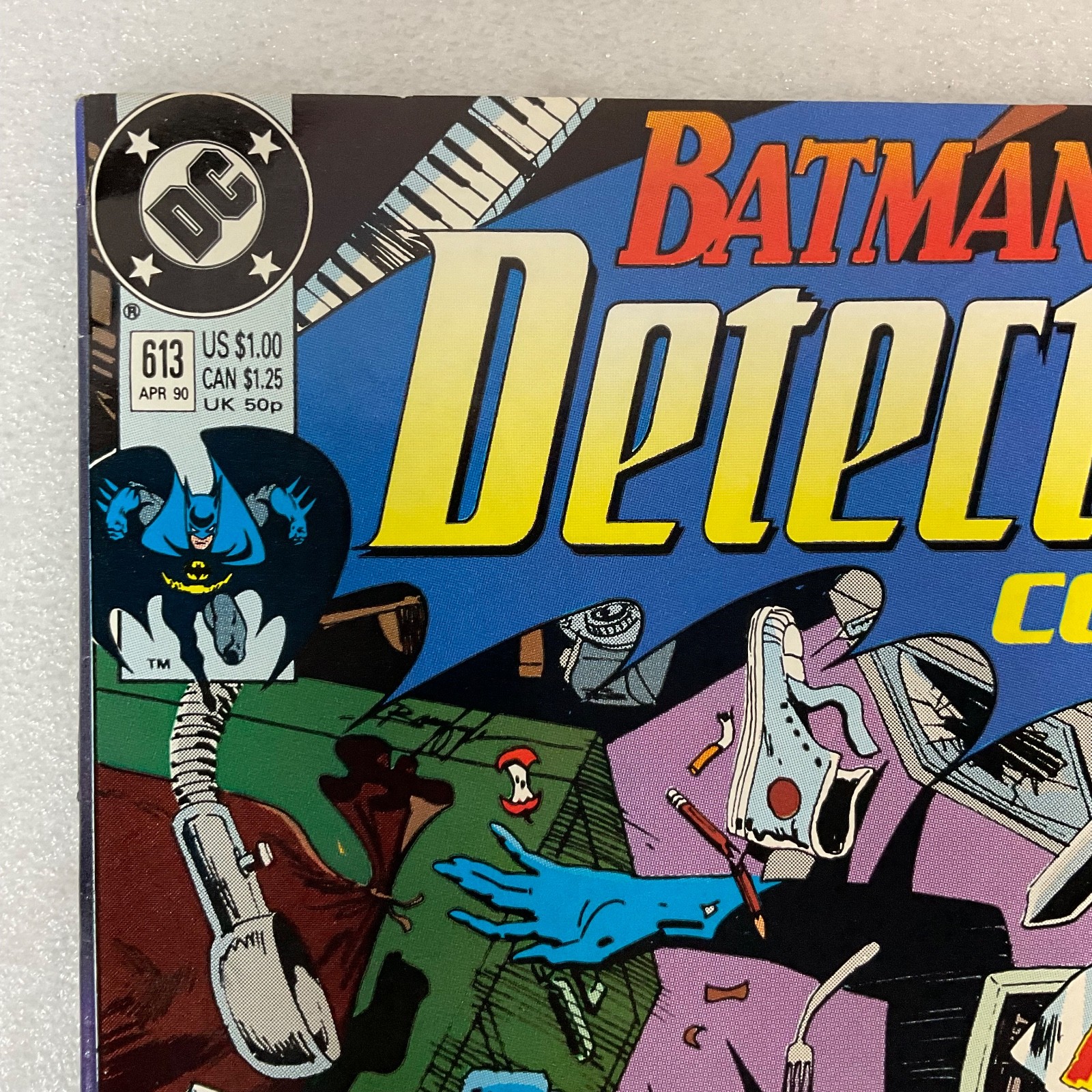 Detective Comics #613 Batman APR 90 Trashed Cover DC Comic Book 1990 - Image 5