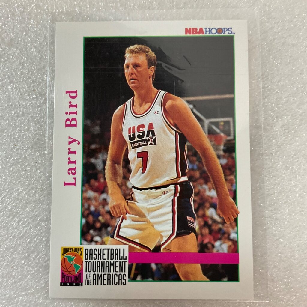 NBA HOOPS 1992 Larry Bird Trading Card #337 - Image 1