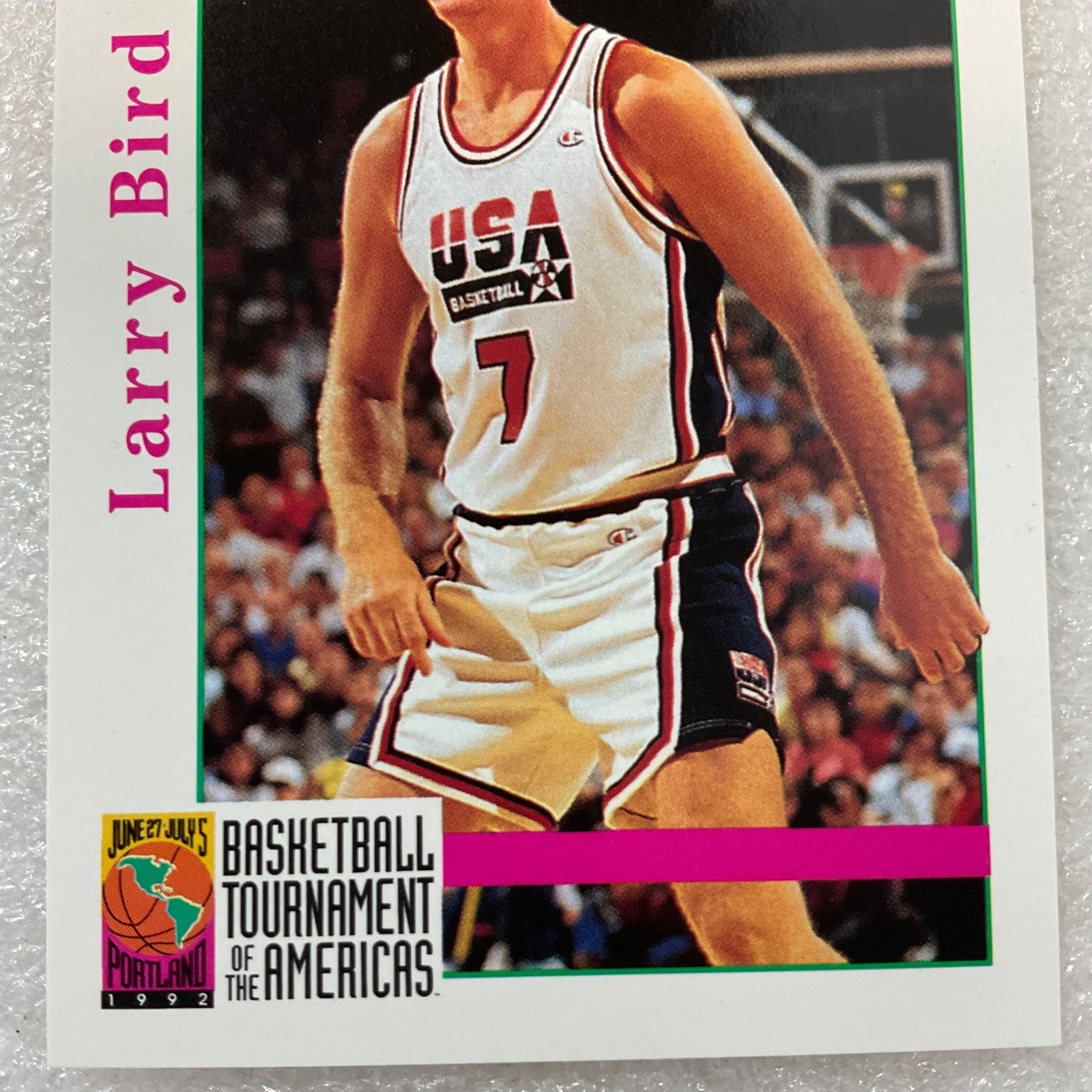 NBA HOOPS 1992 Larry Bird Trading Card #337 - Image 7