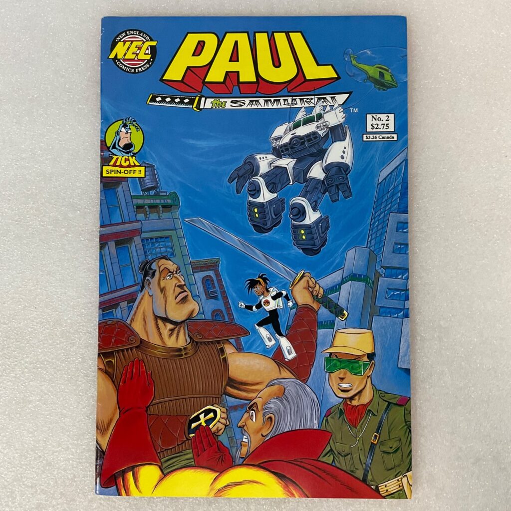 Paul the Samurai #2 Comic Book 1992 NEC Tick Spin-Off - Image 1